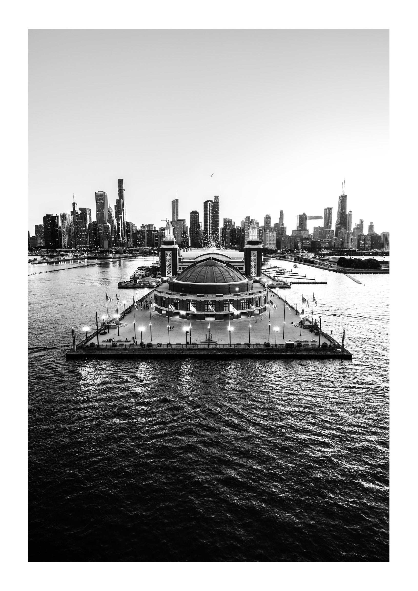 Dusk at the Navy Pier