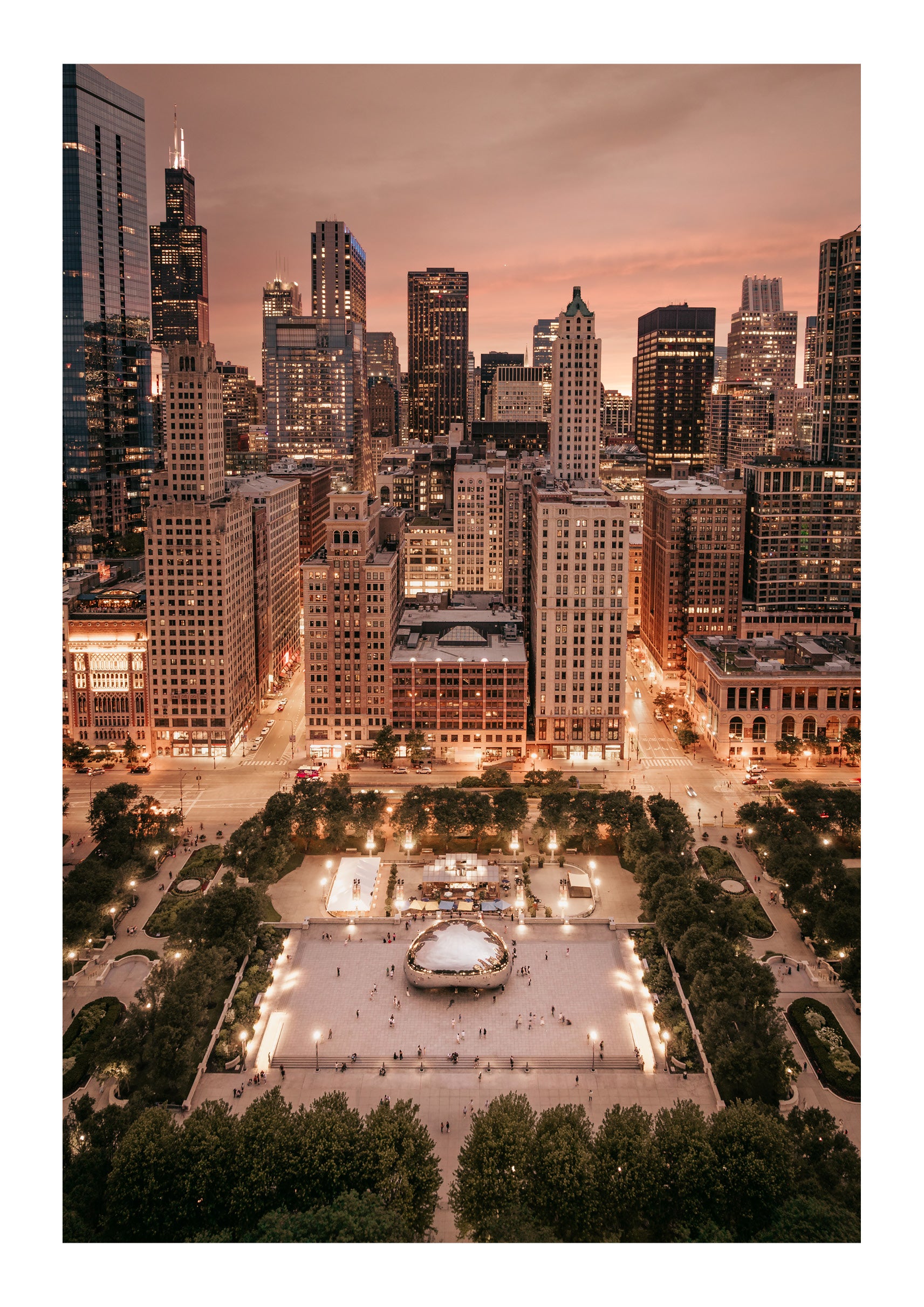 Sunset Over Millenium Park