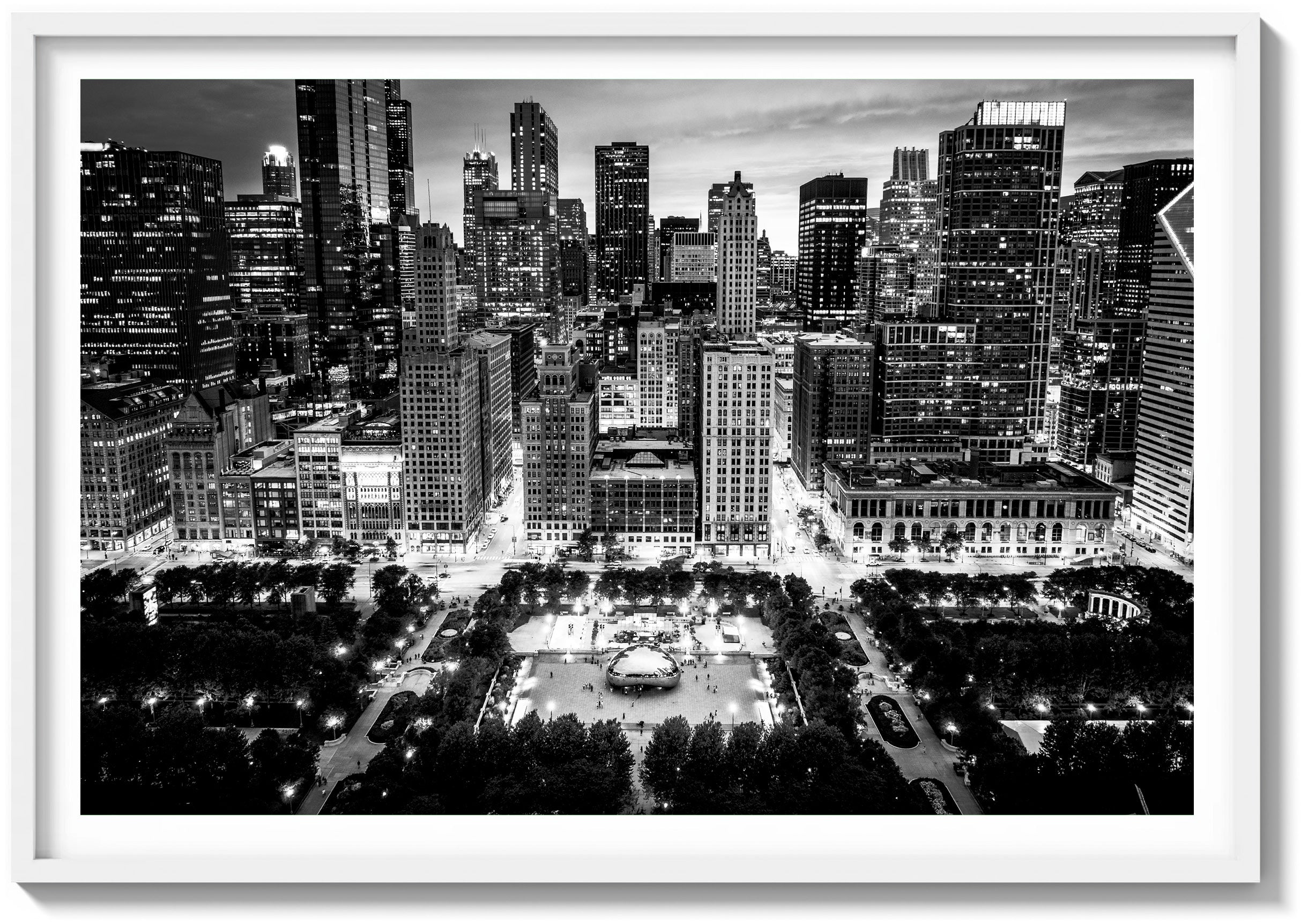 Twilight at Millennium Park