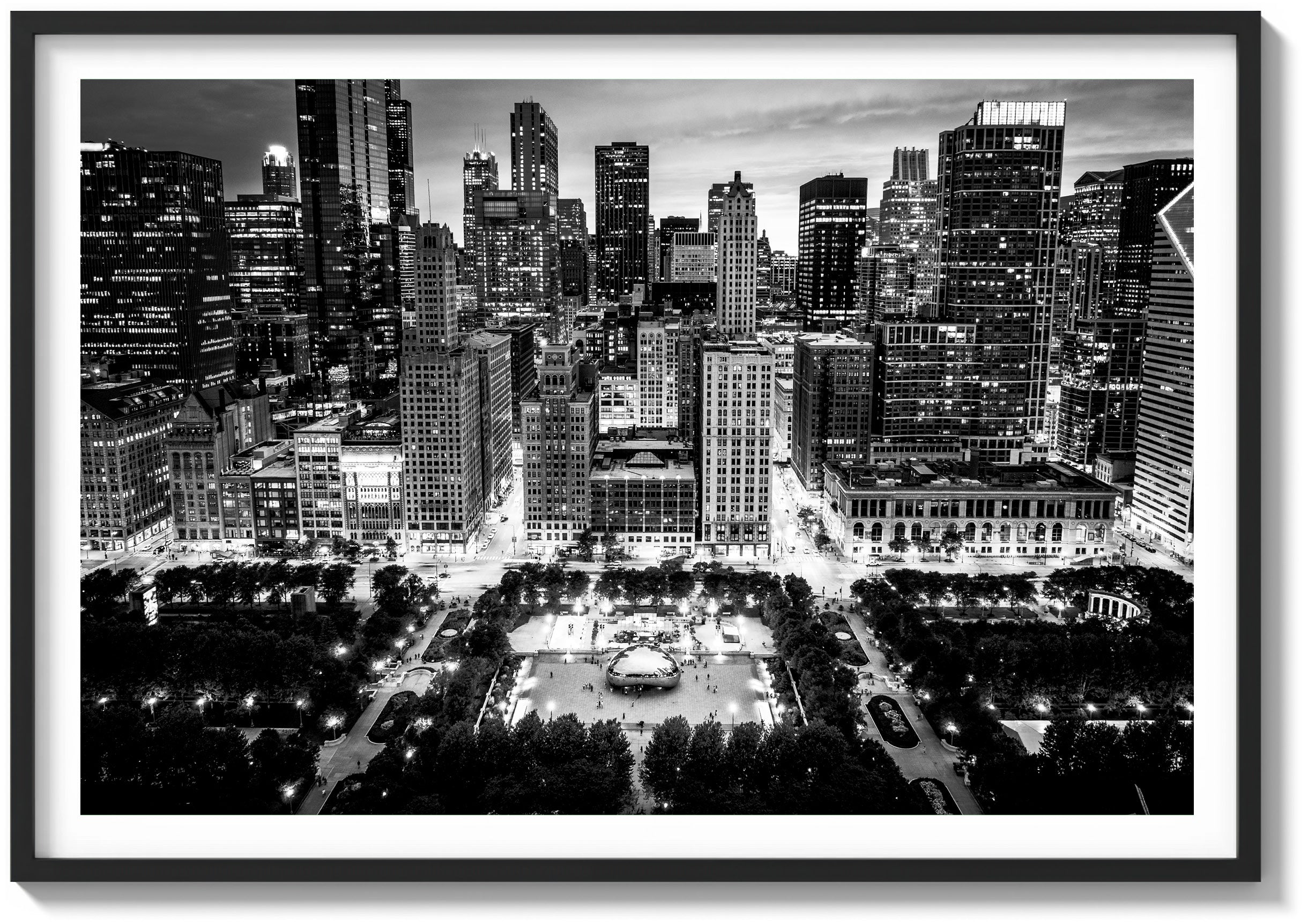 Twilight at Millennium Park