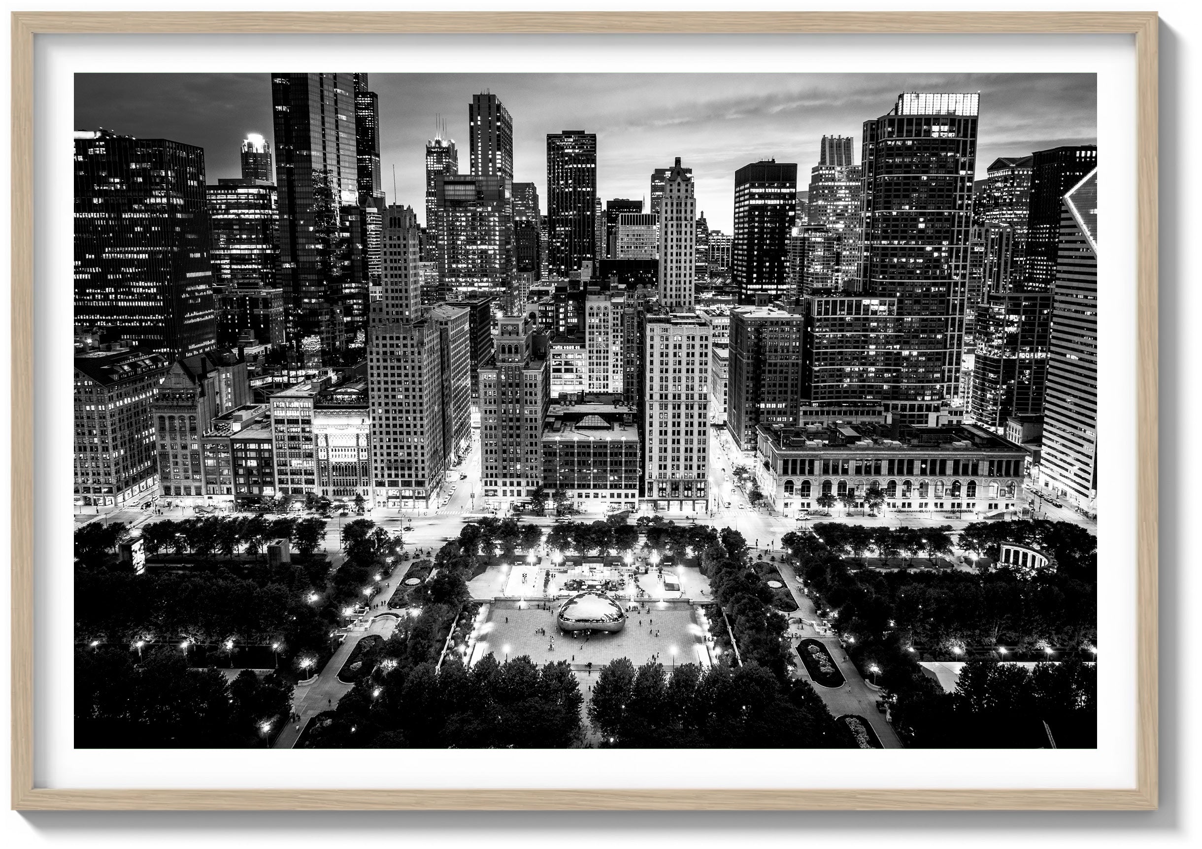 Twilight at Millennium Park