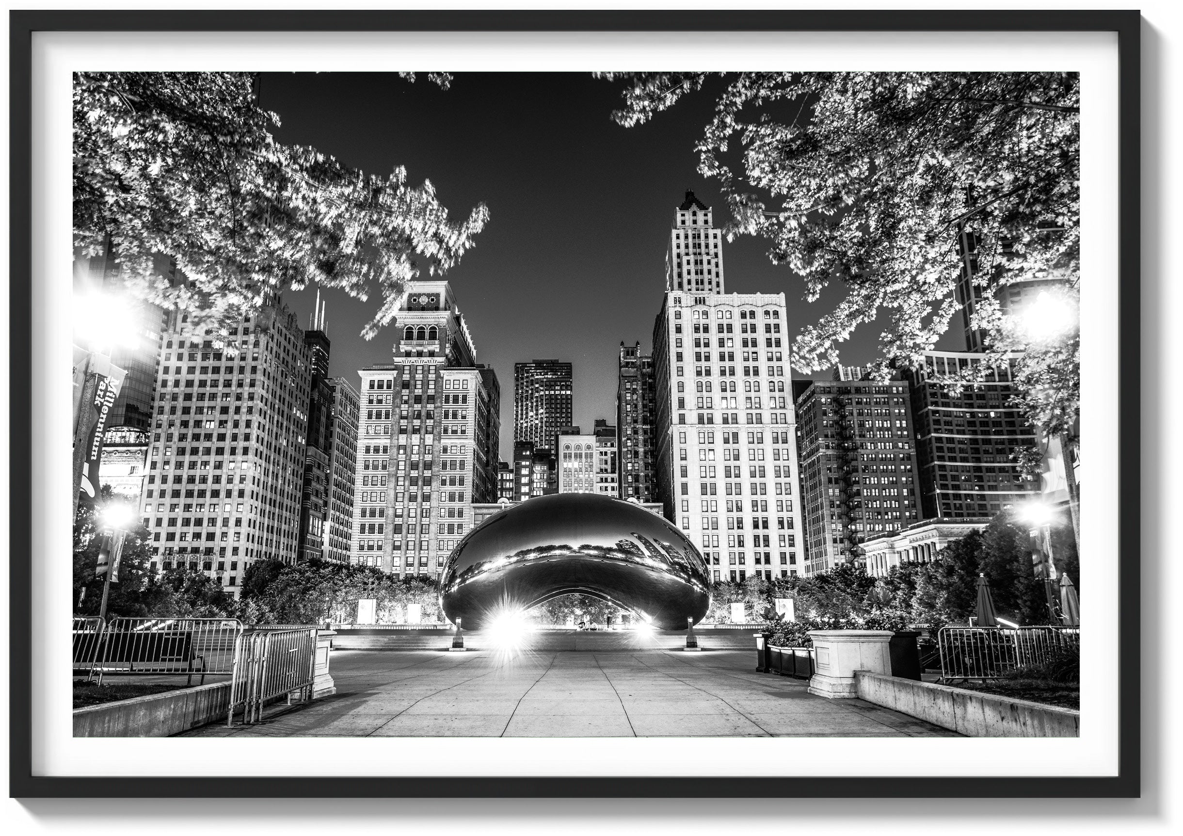 Nighttime at The Bean