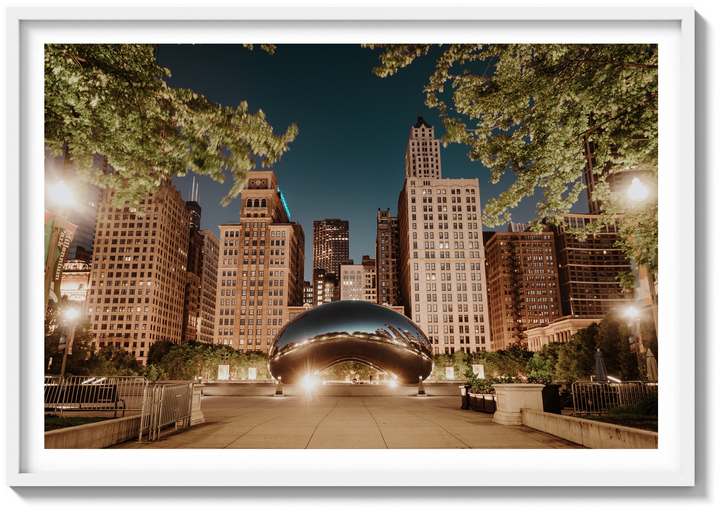 Nighttime at The Bean