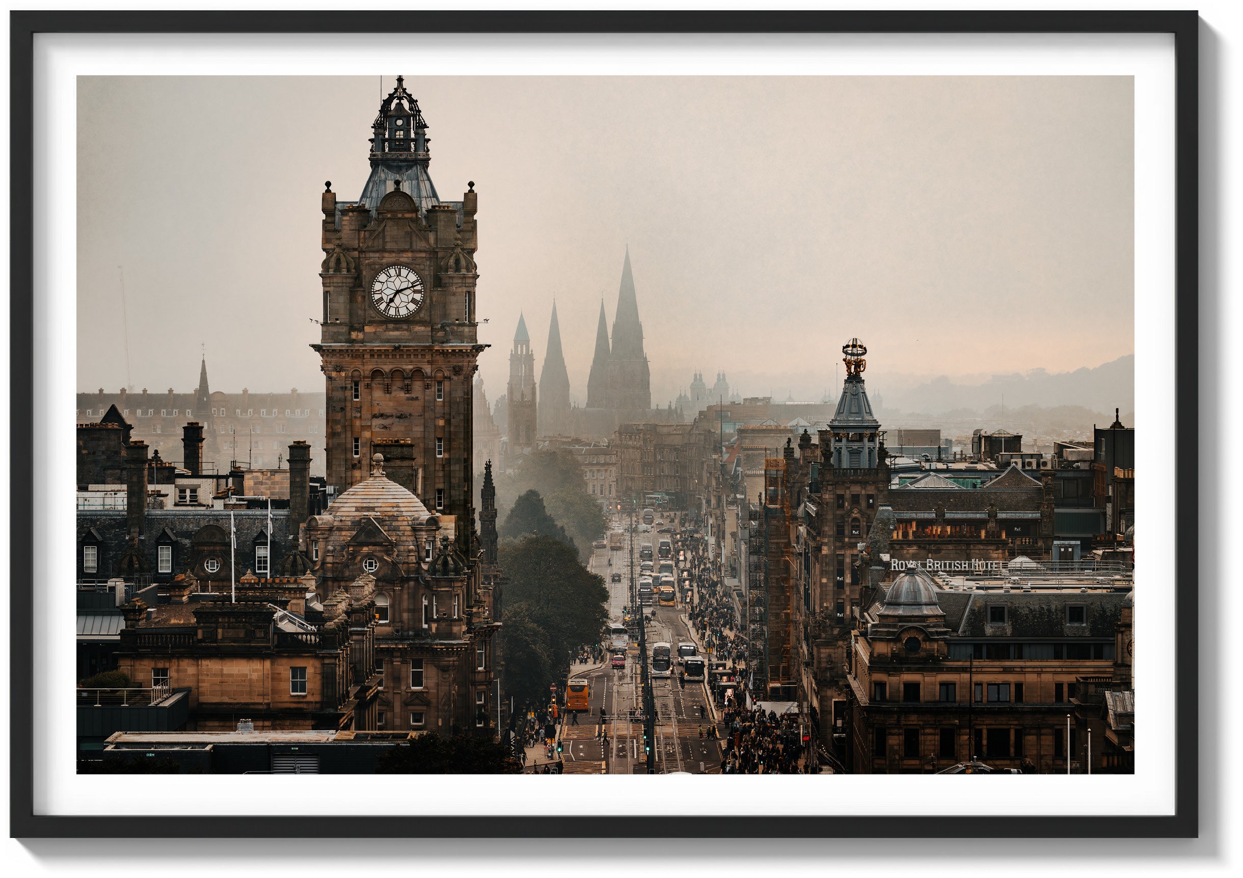 Sunset on Princes Street