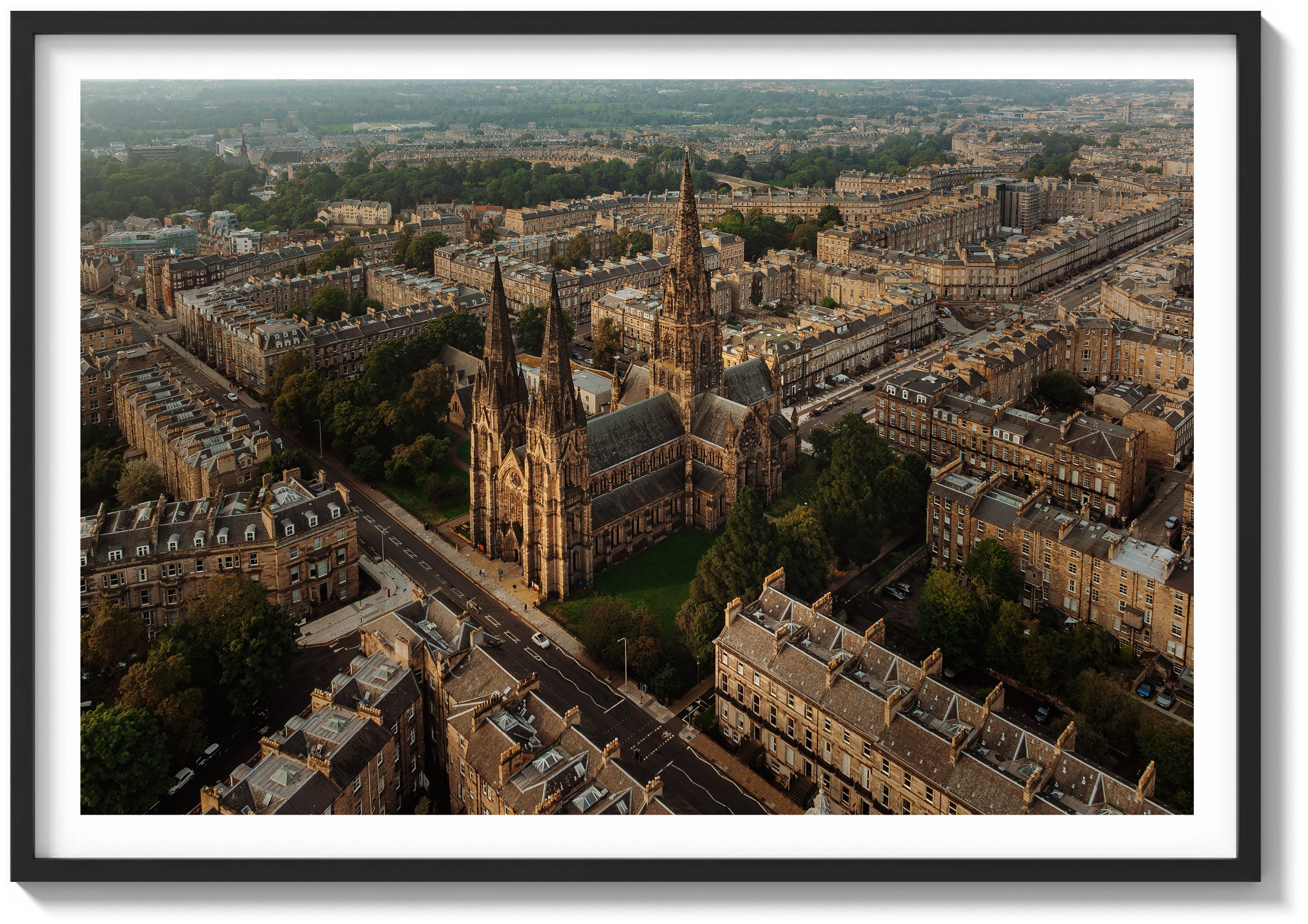 Above St. Mary's Cathedral
