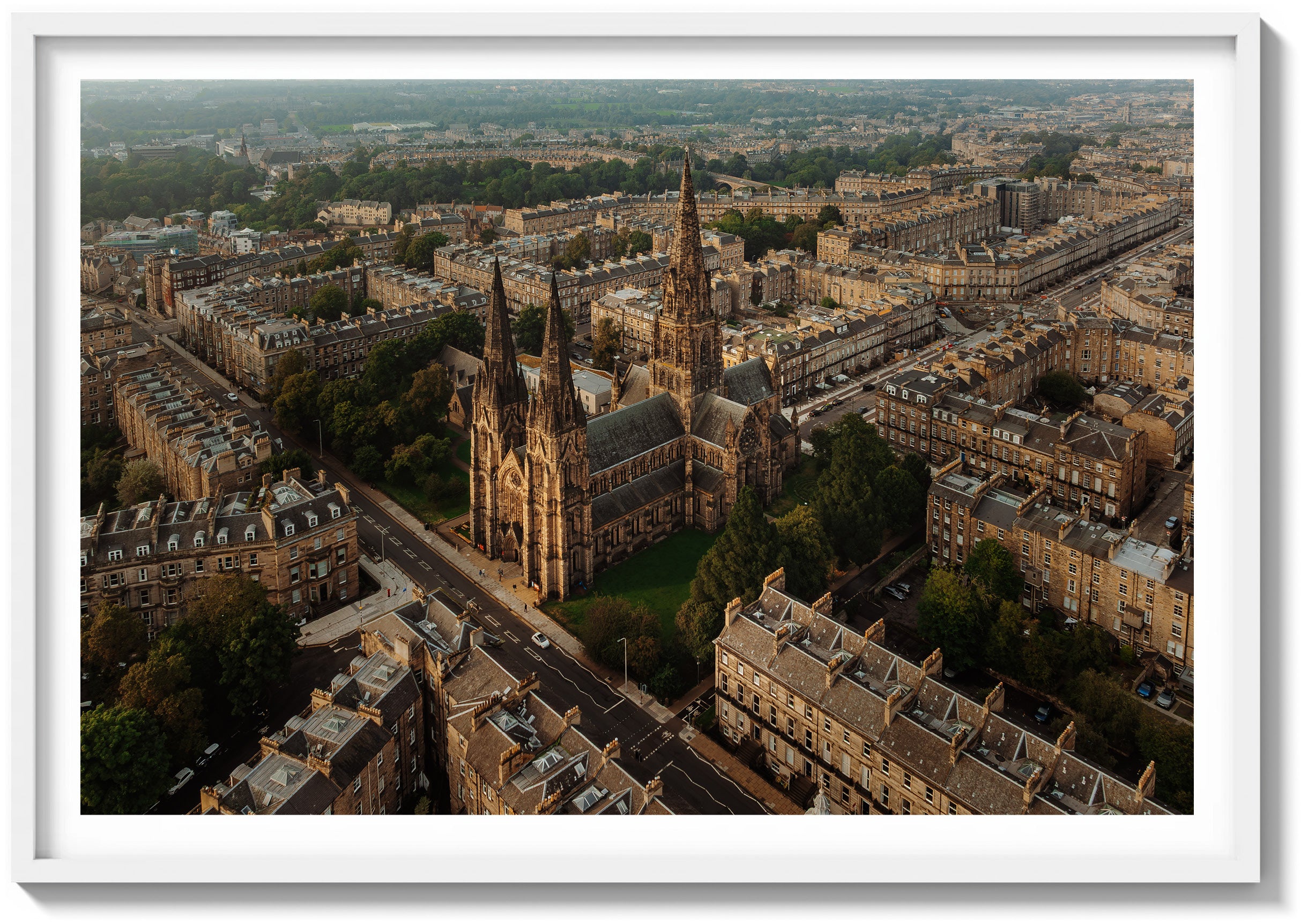 Above St. Mary's Cathedral
