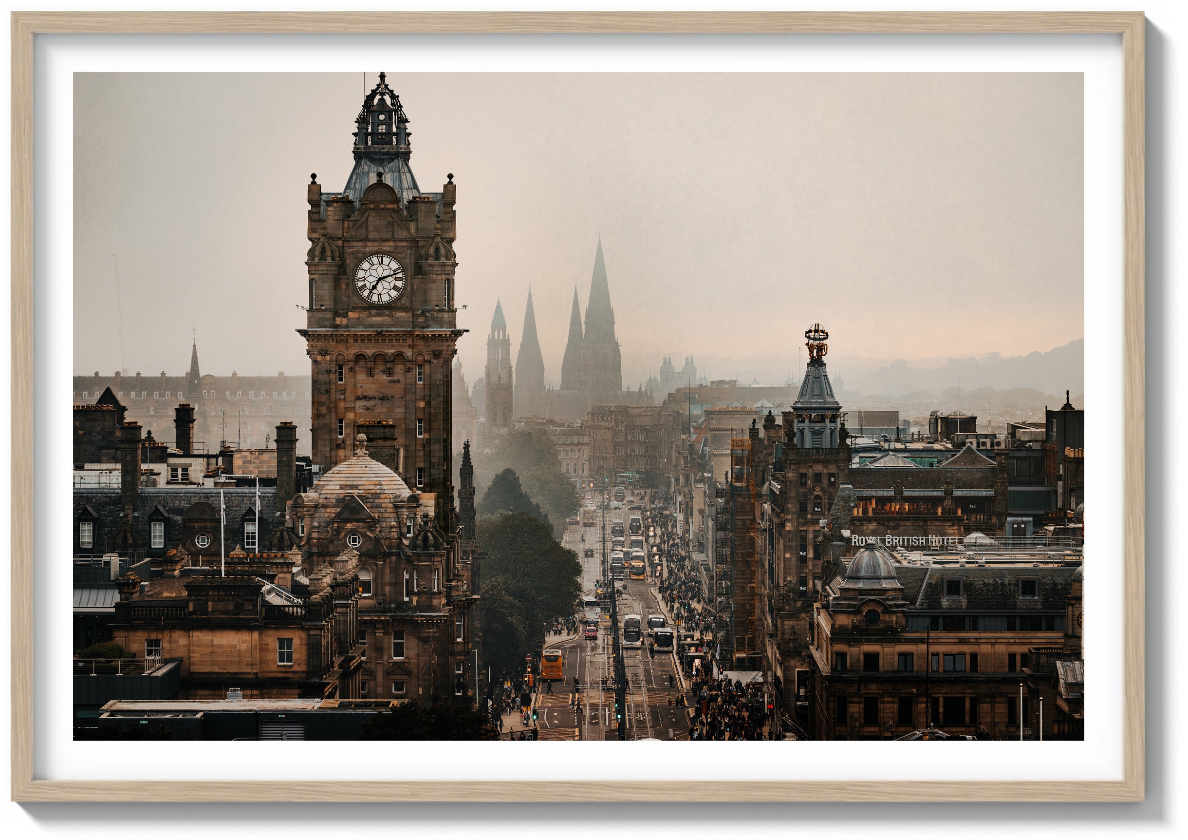 Sunset on Princes Street