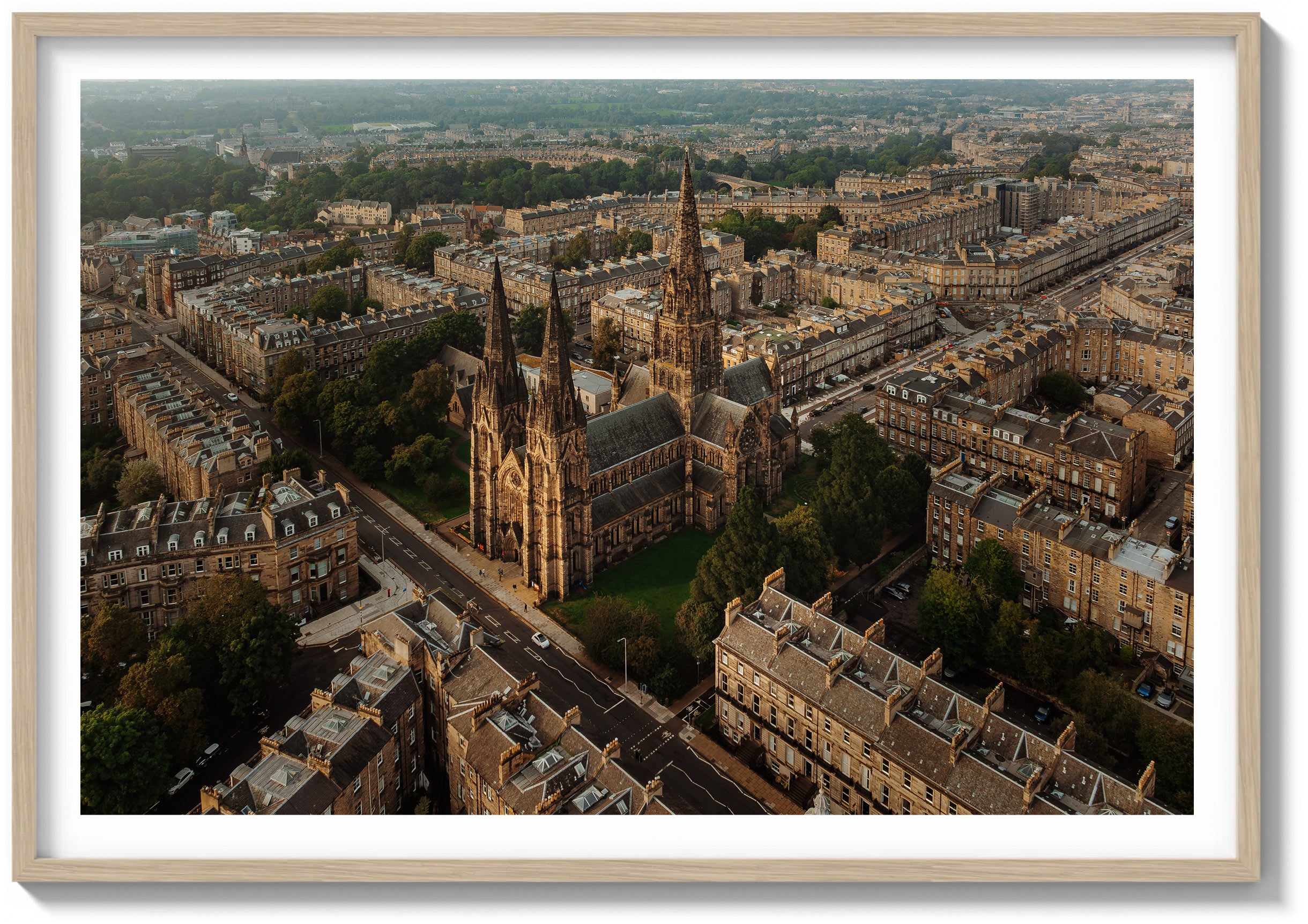 Above St. Mary's Cathedral