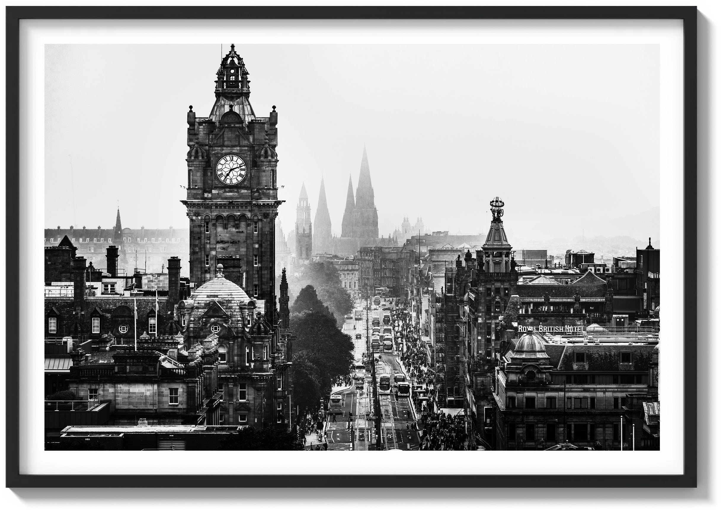 Sunset on Princes Street