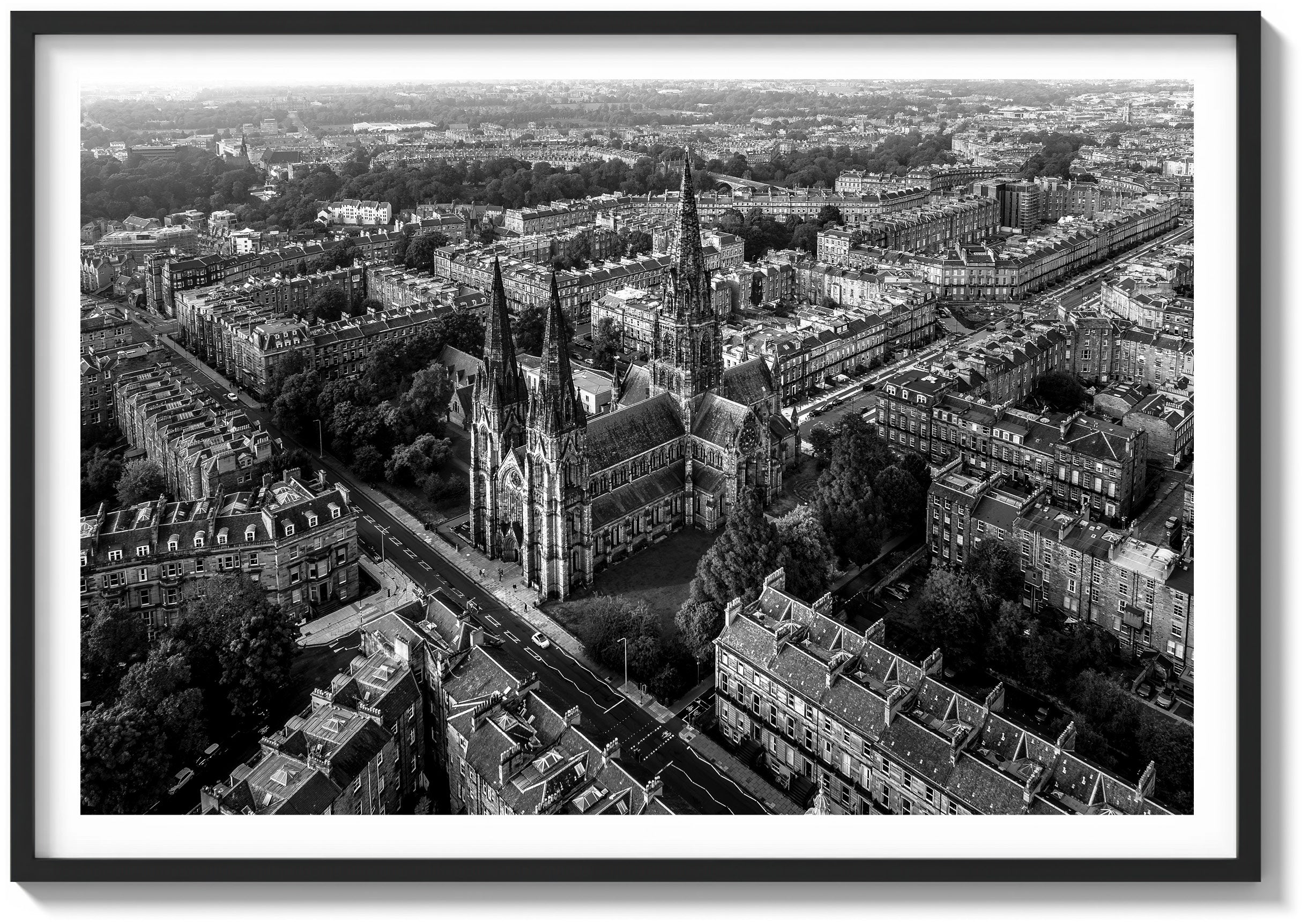 Above St. Mary's Cathedral