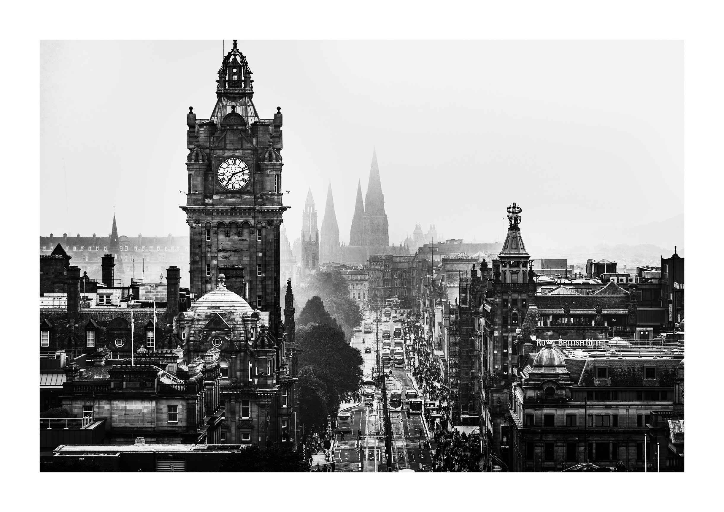 Sunset on Princes Street