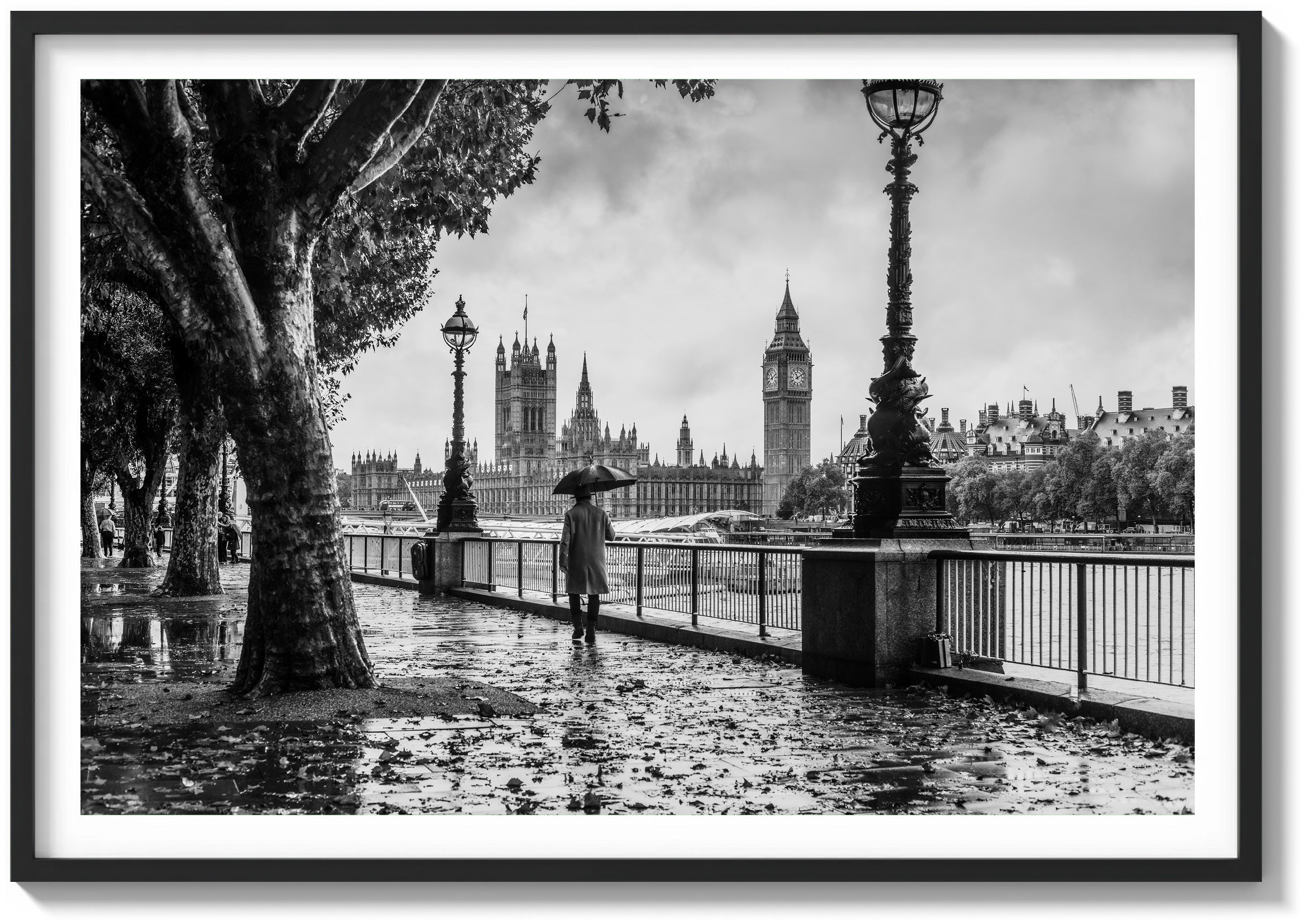 Rainstorm over the Thames