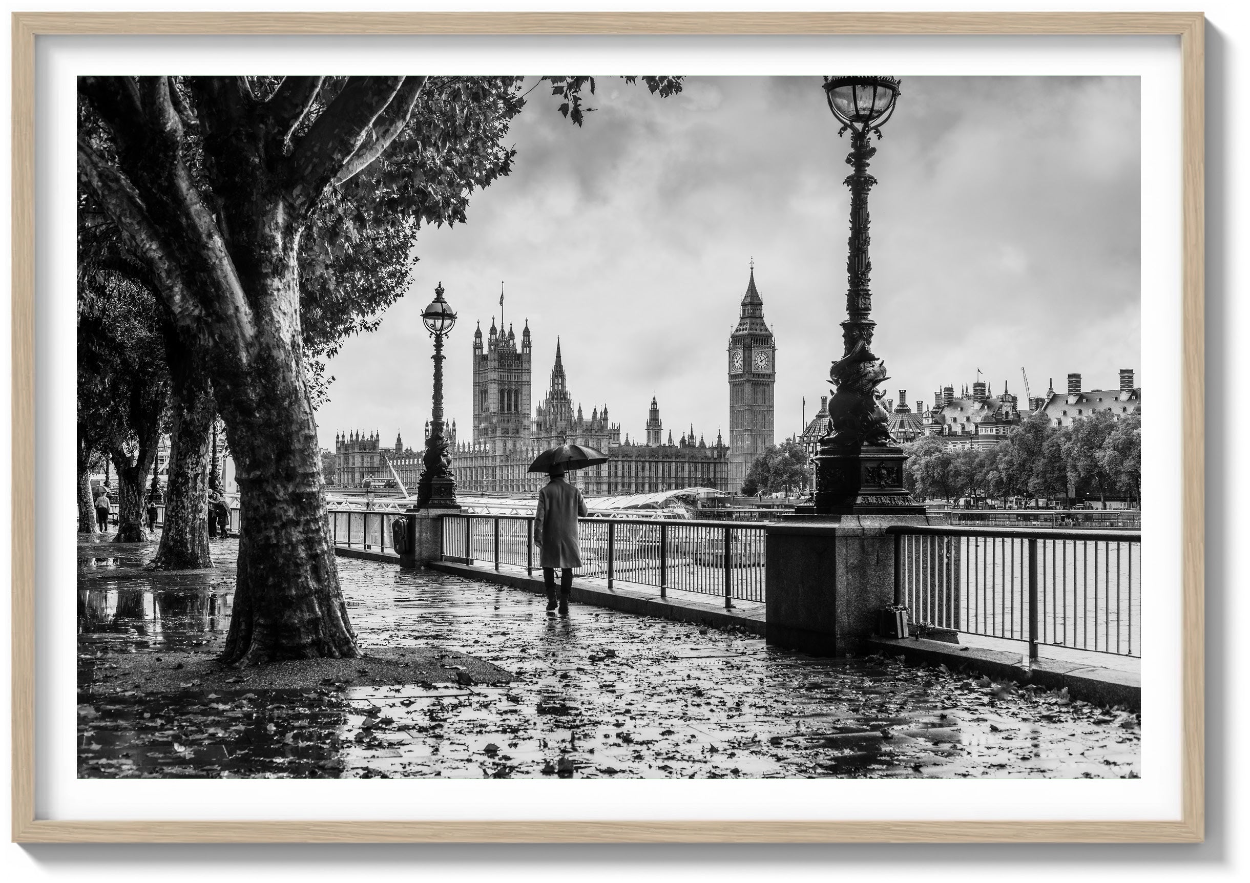 Rainstorm over the Thames