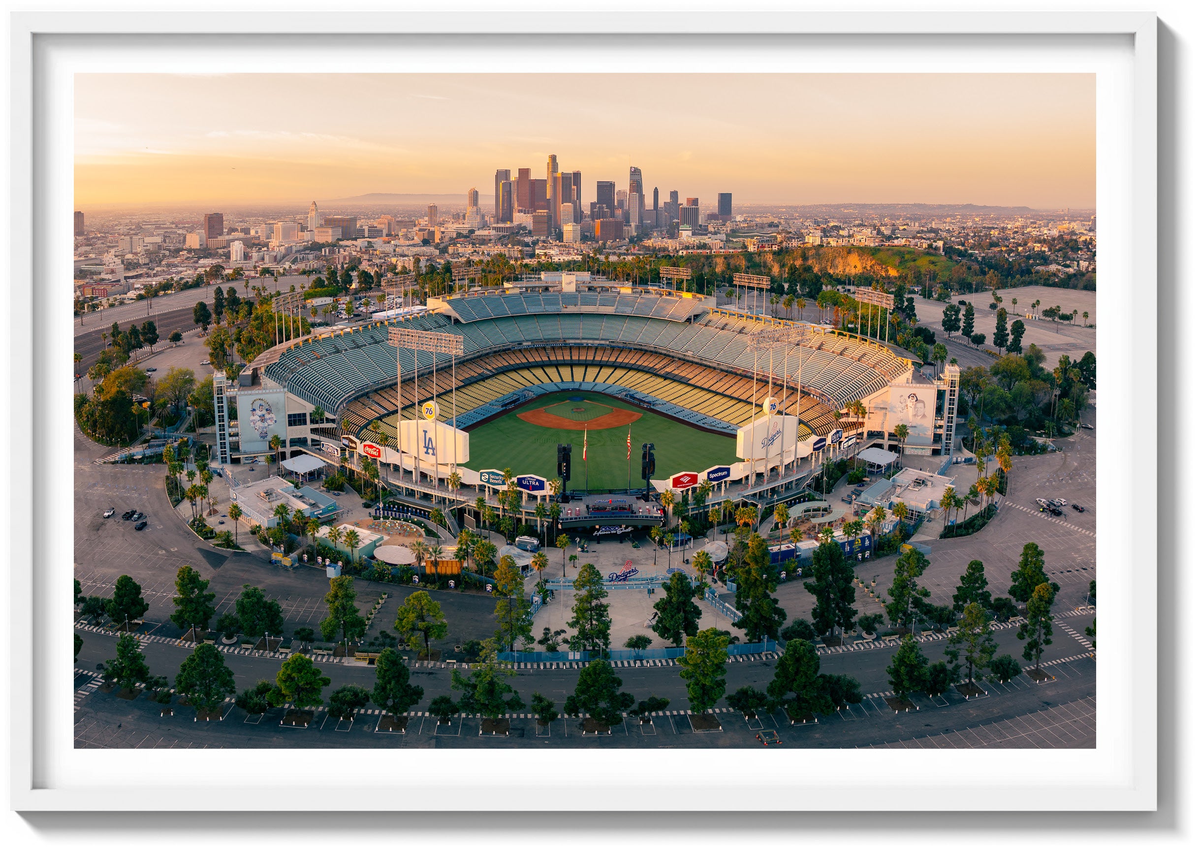 Sunrise at Dodger Stadium