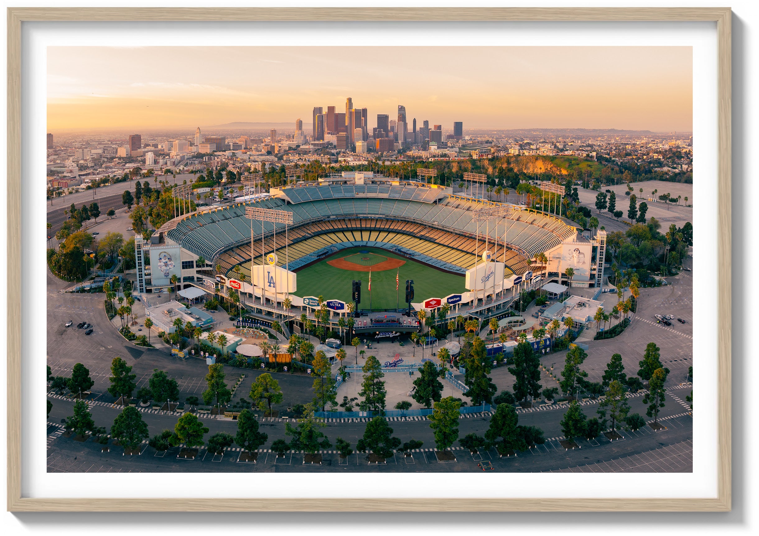 Sunrise at Dodger Stadium