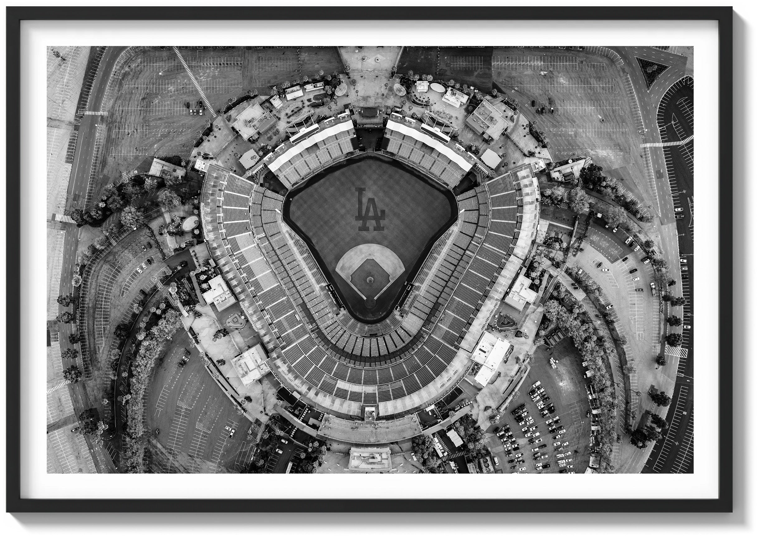 Above Dodger Stadium