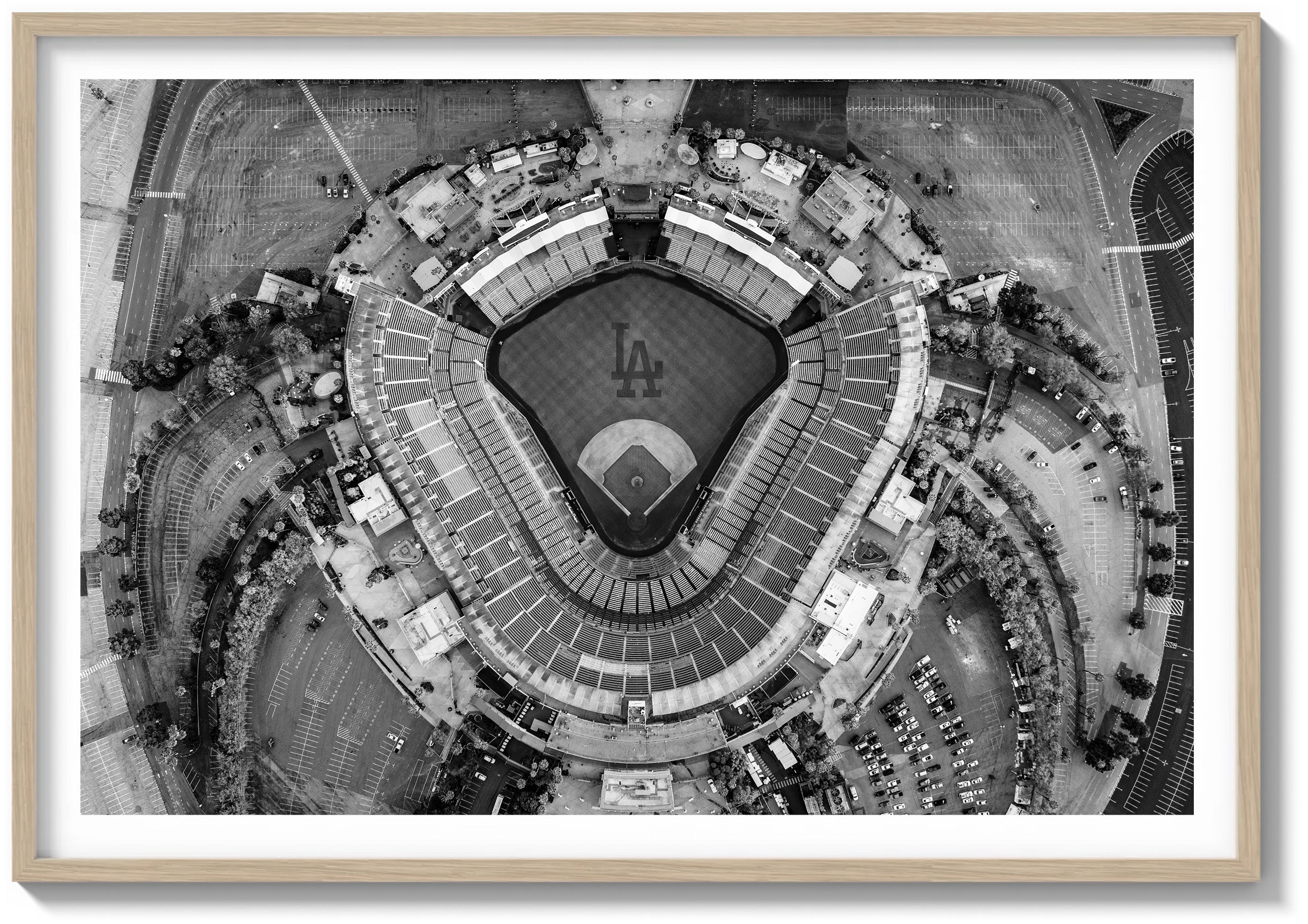 Above Dodger Stadium