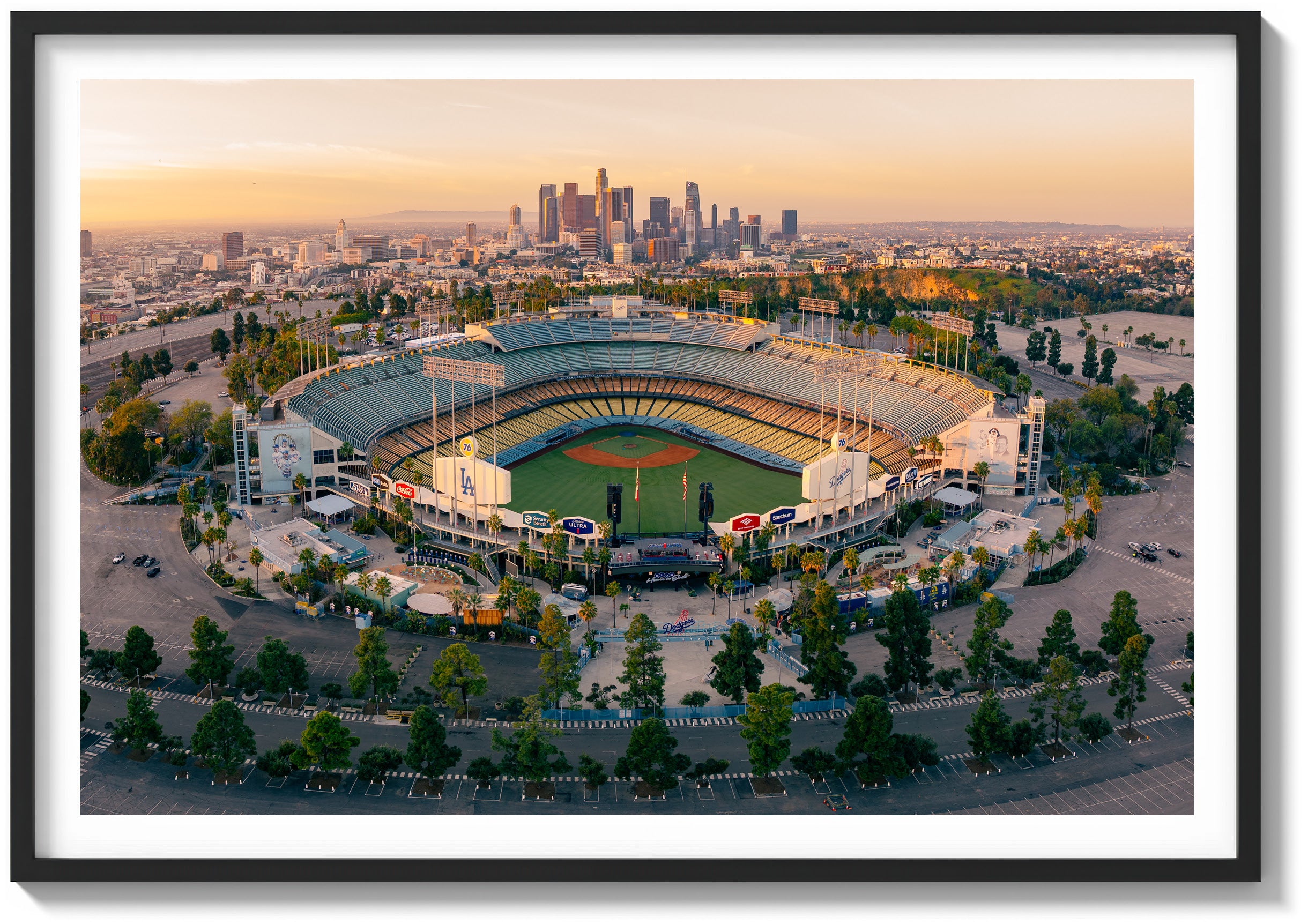 Sunrise at Dodger Stadium