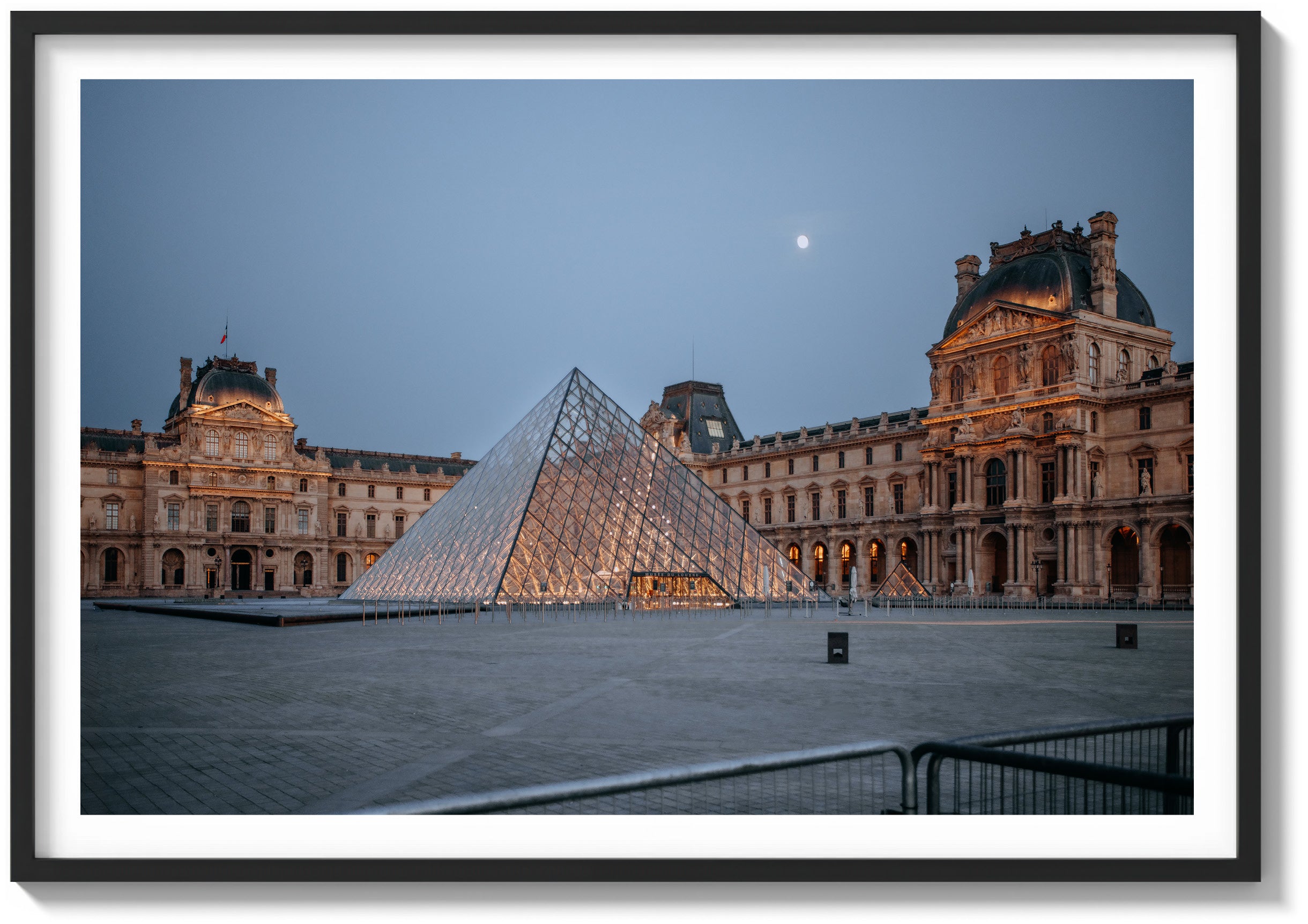 Moonrise at the Louvre