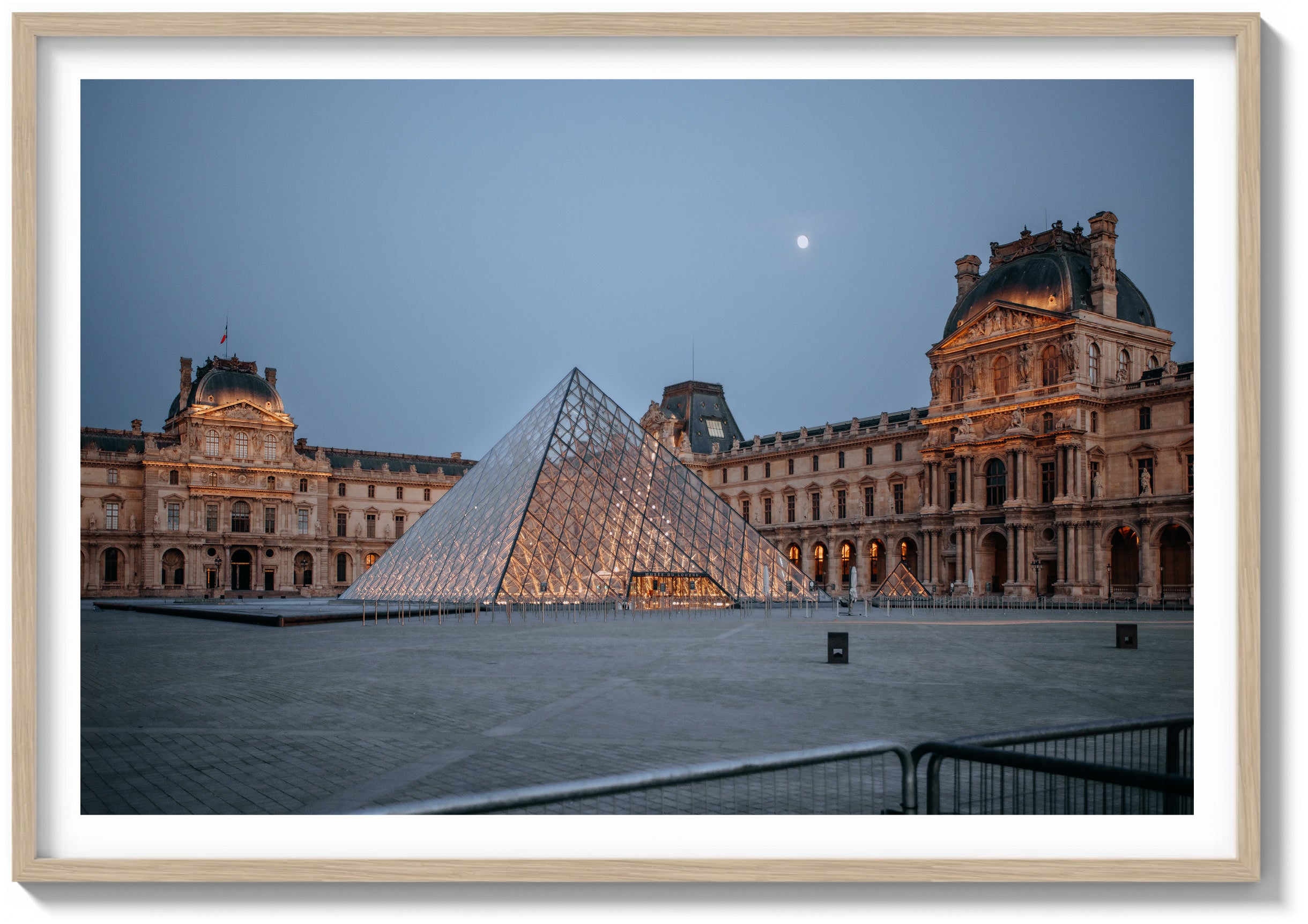 Moonrise at the Louvre