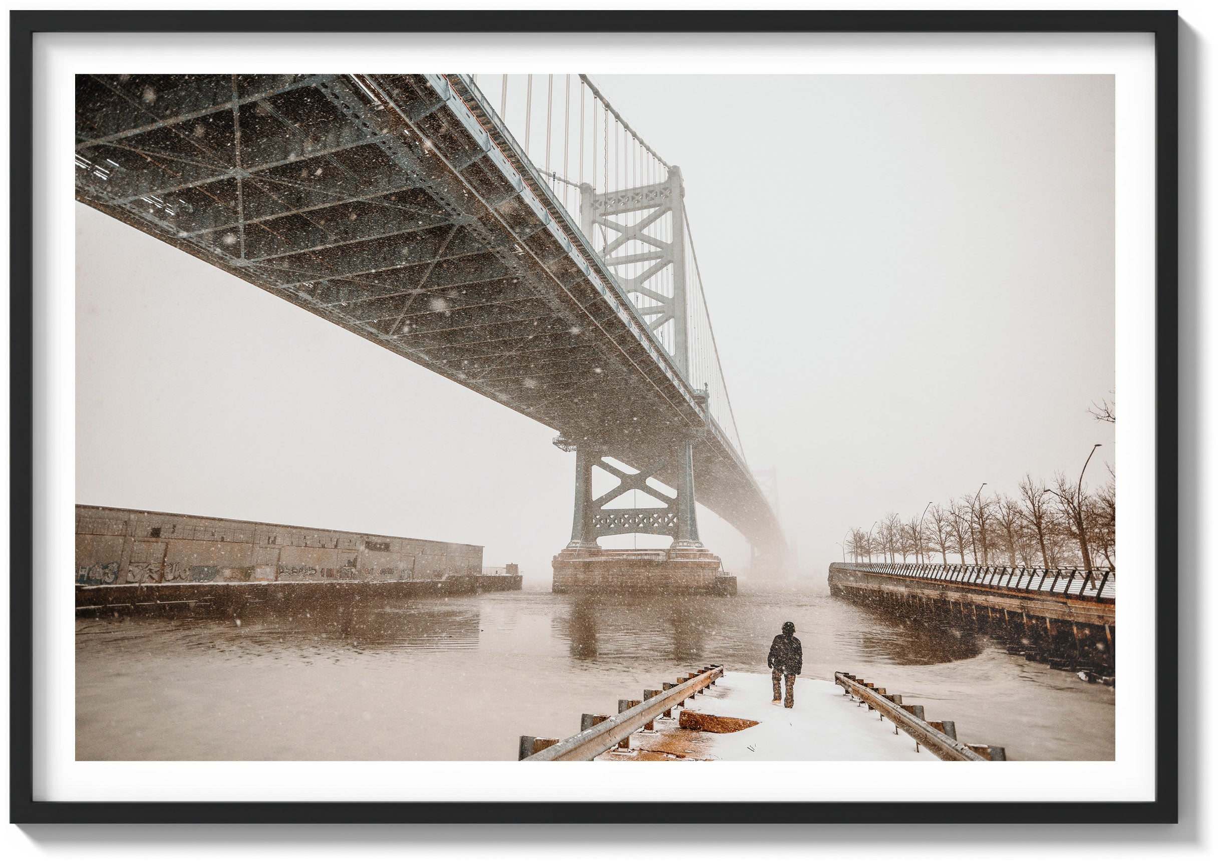 Whiteout on the Delaware