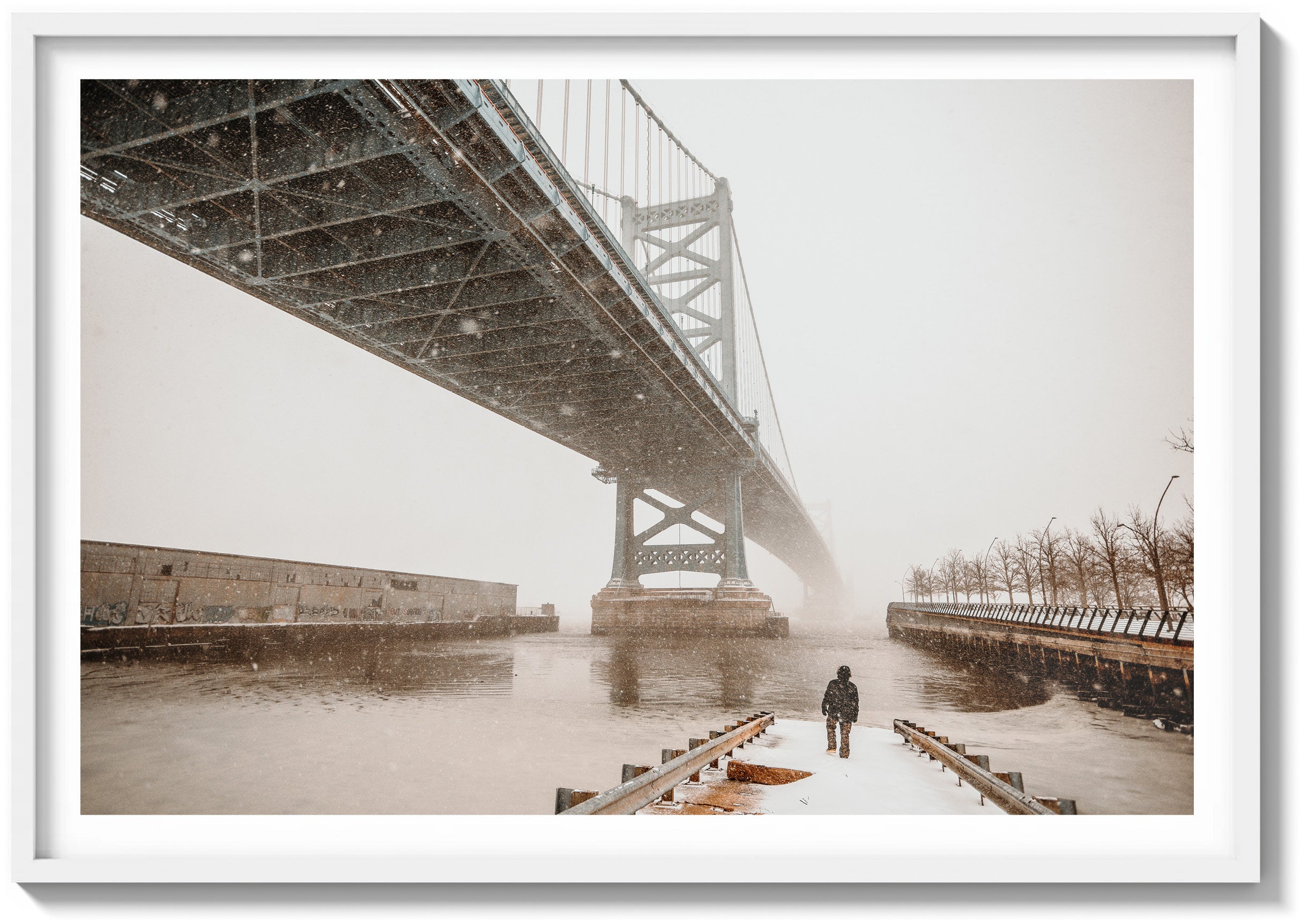 Whiteout on the Delaware