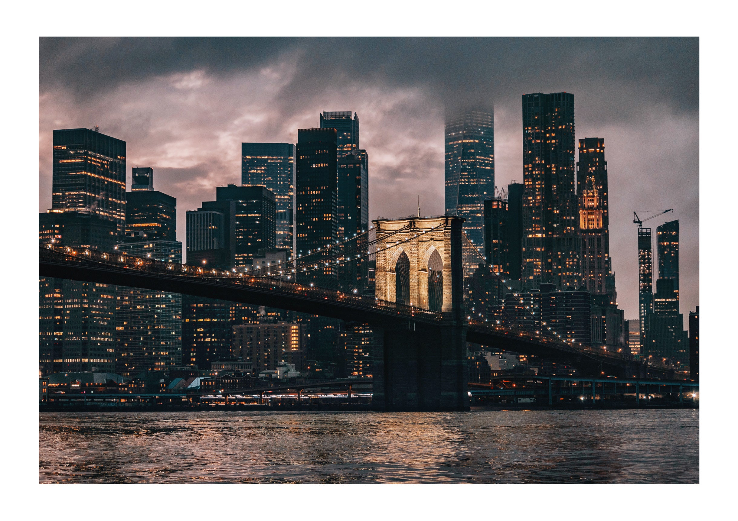 Dusk on the East River