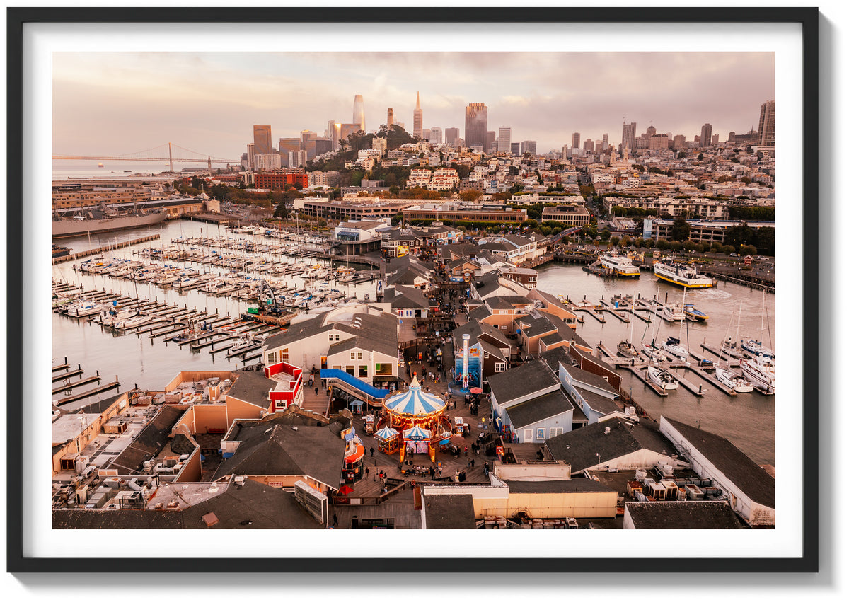 Sunset Over Pier 39