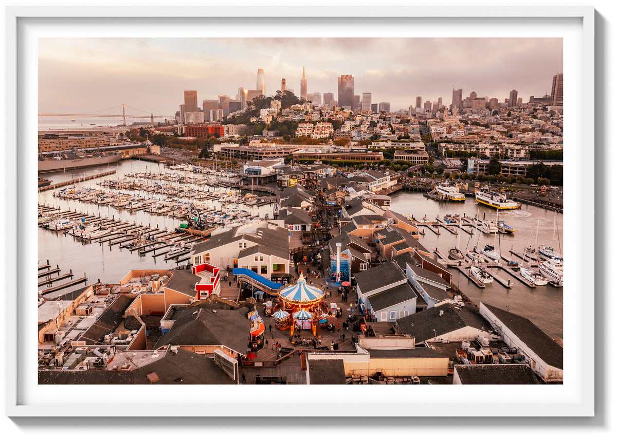 Sunset Over Pier 39