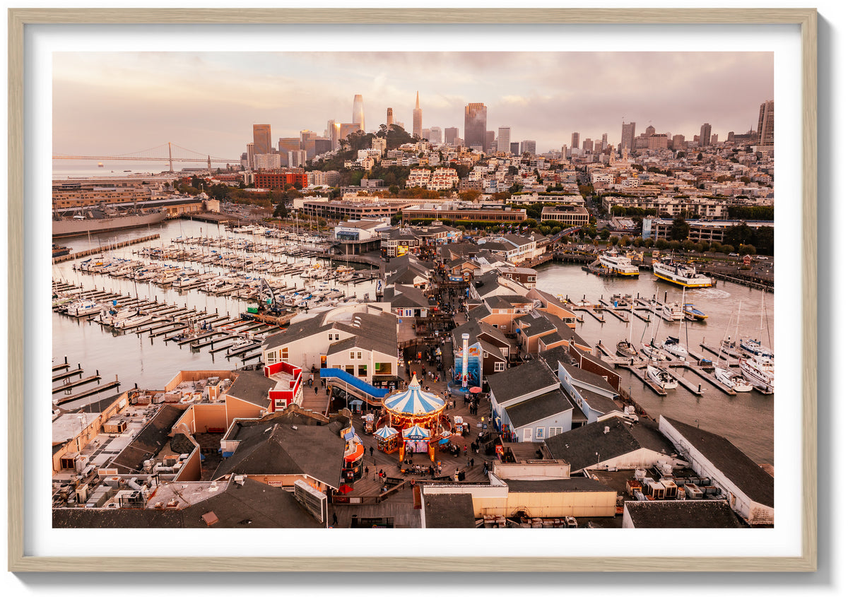Sunset Over Pier 39