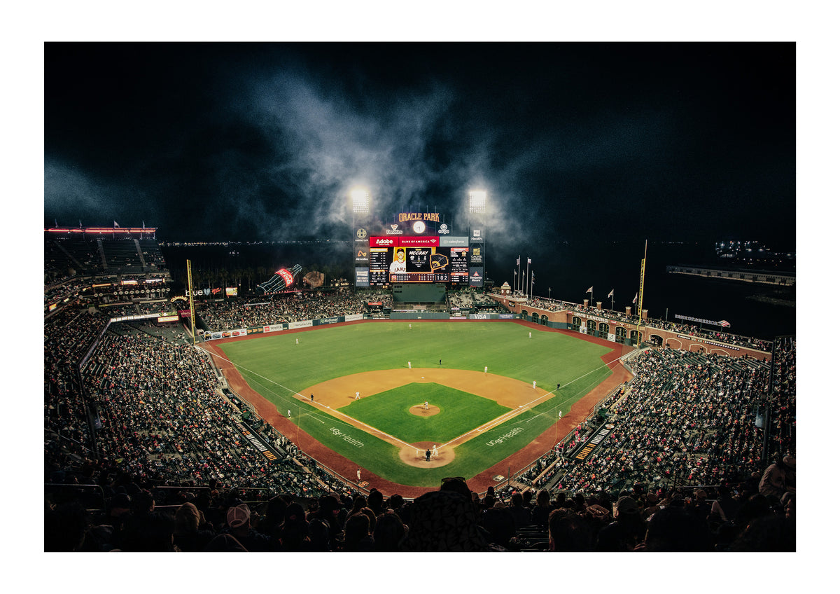 Oracle Stadium Illuminated