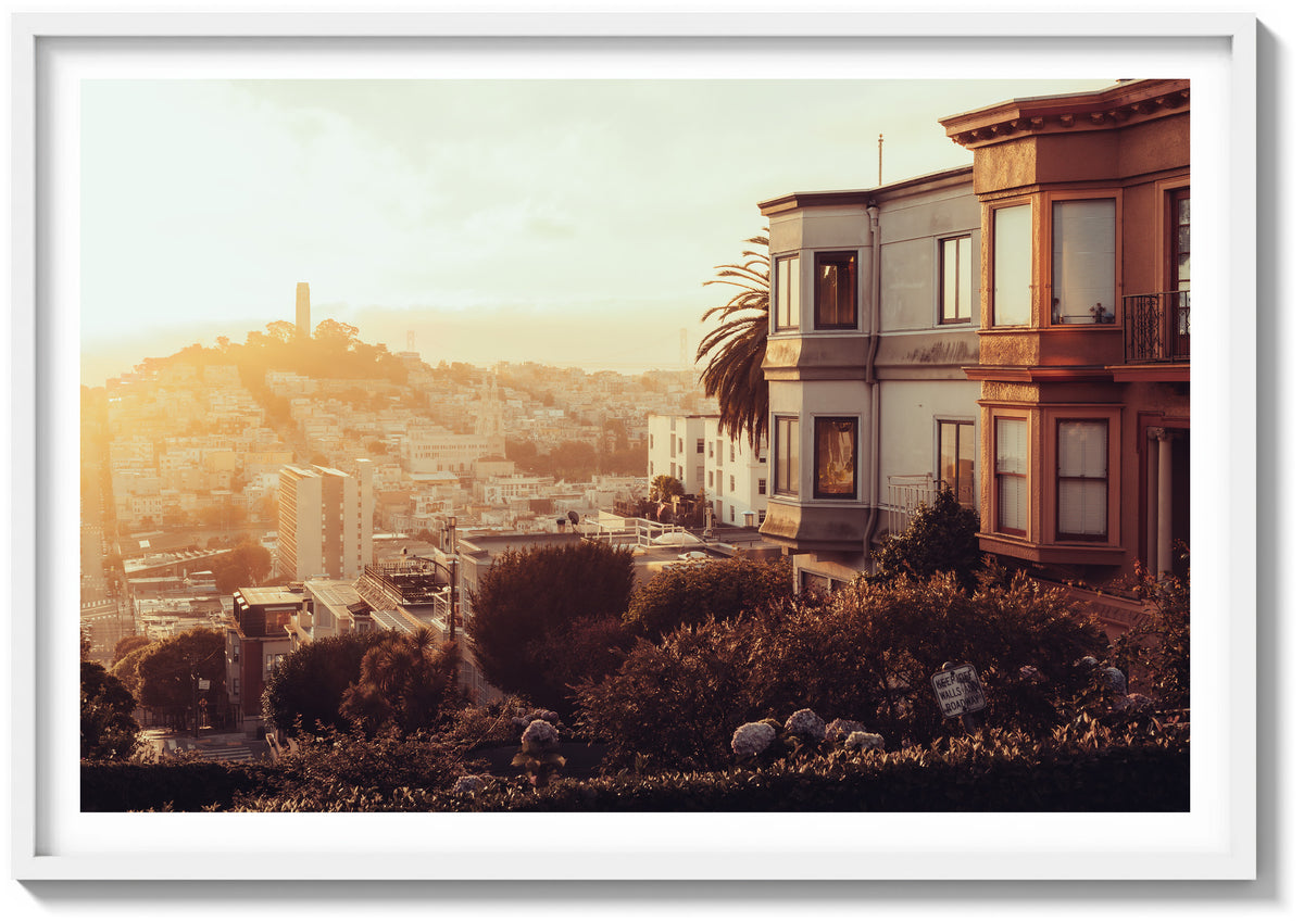 Morning Glow On Lombard St
