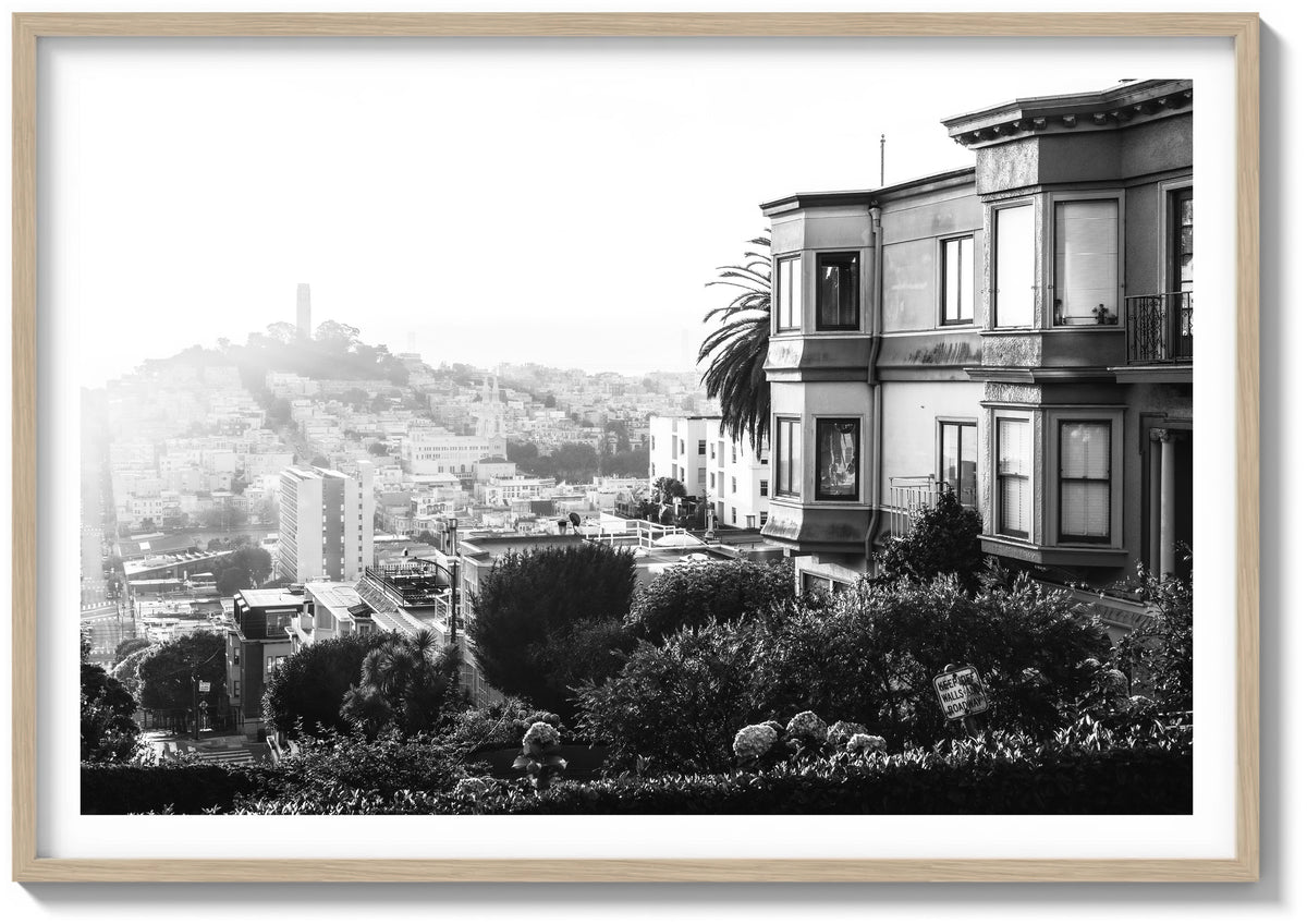 Morning Glow On Lombard St