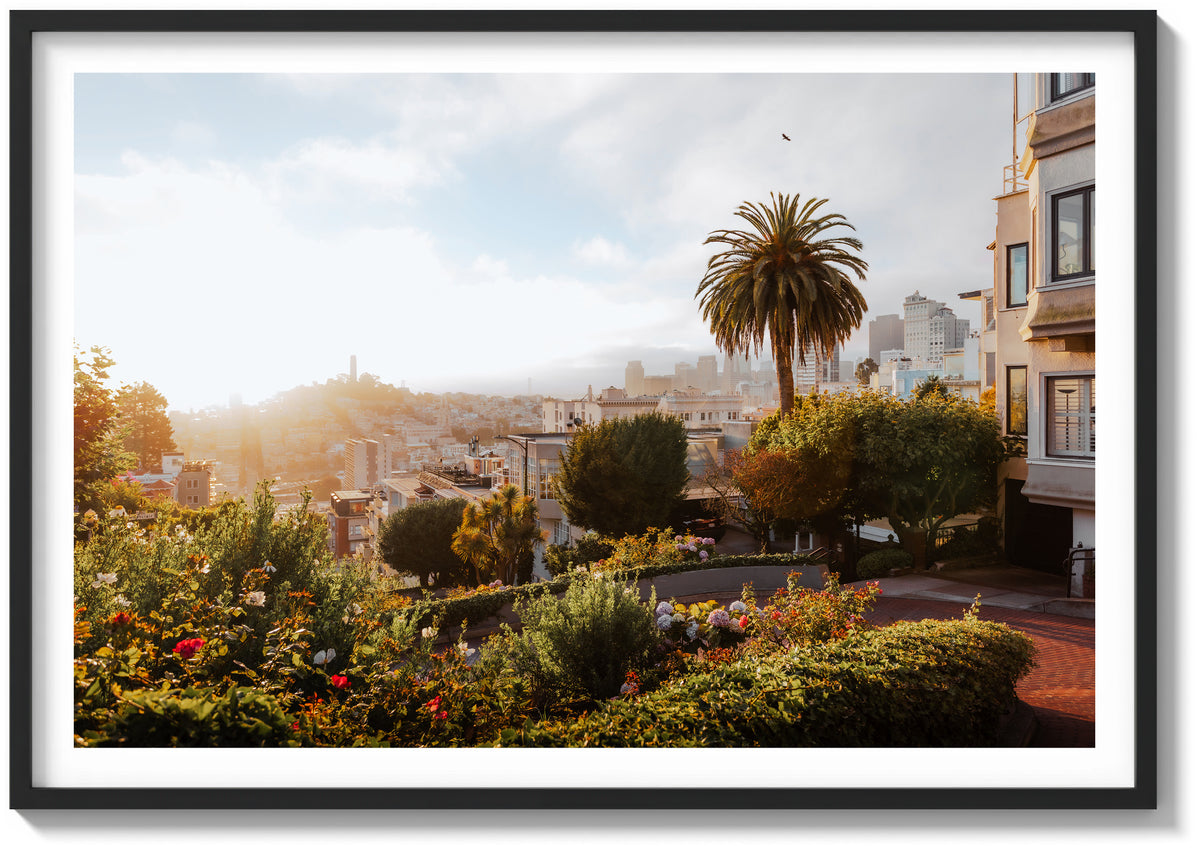 Springtime on Lombard Street