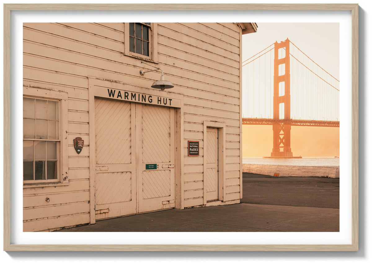 Warming Hut at Golden Hour