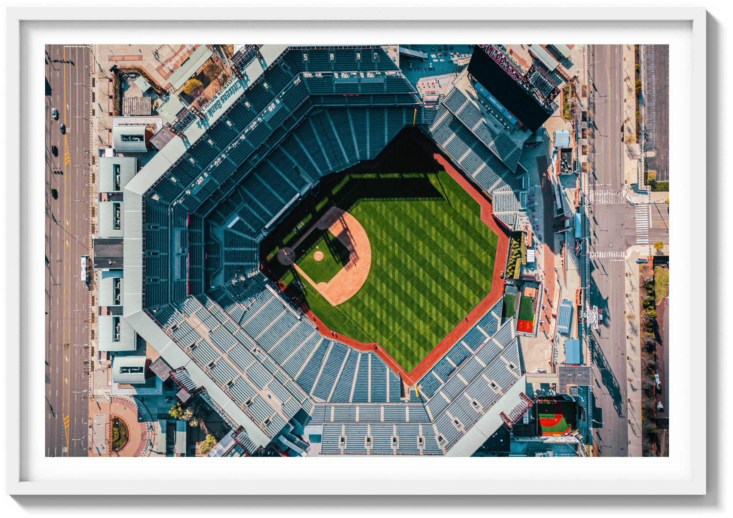 Above Citizens Bank Park