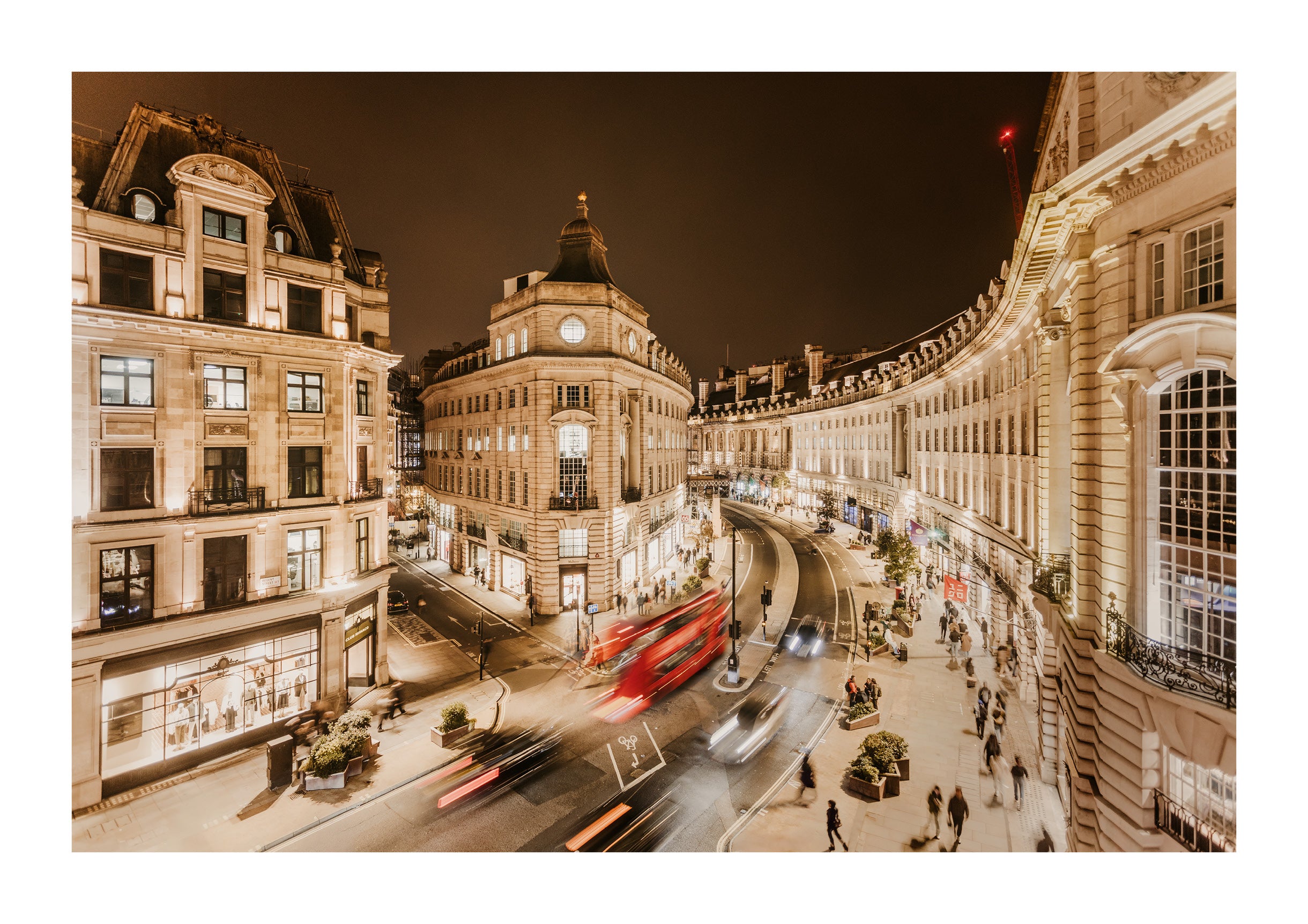 Nighttime on Regent Street