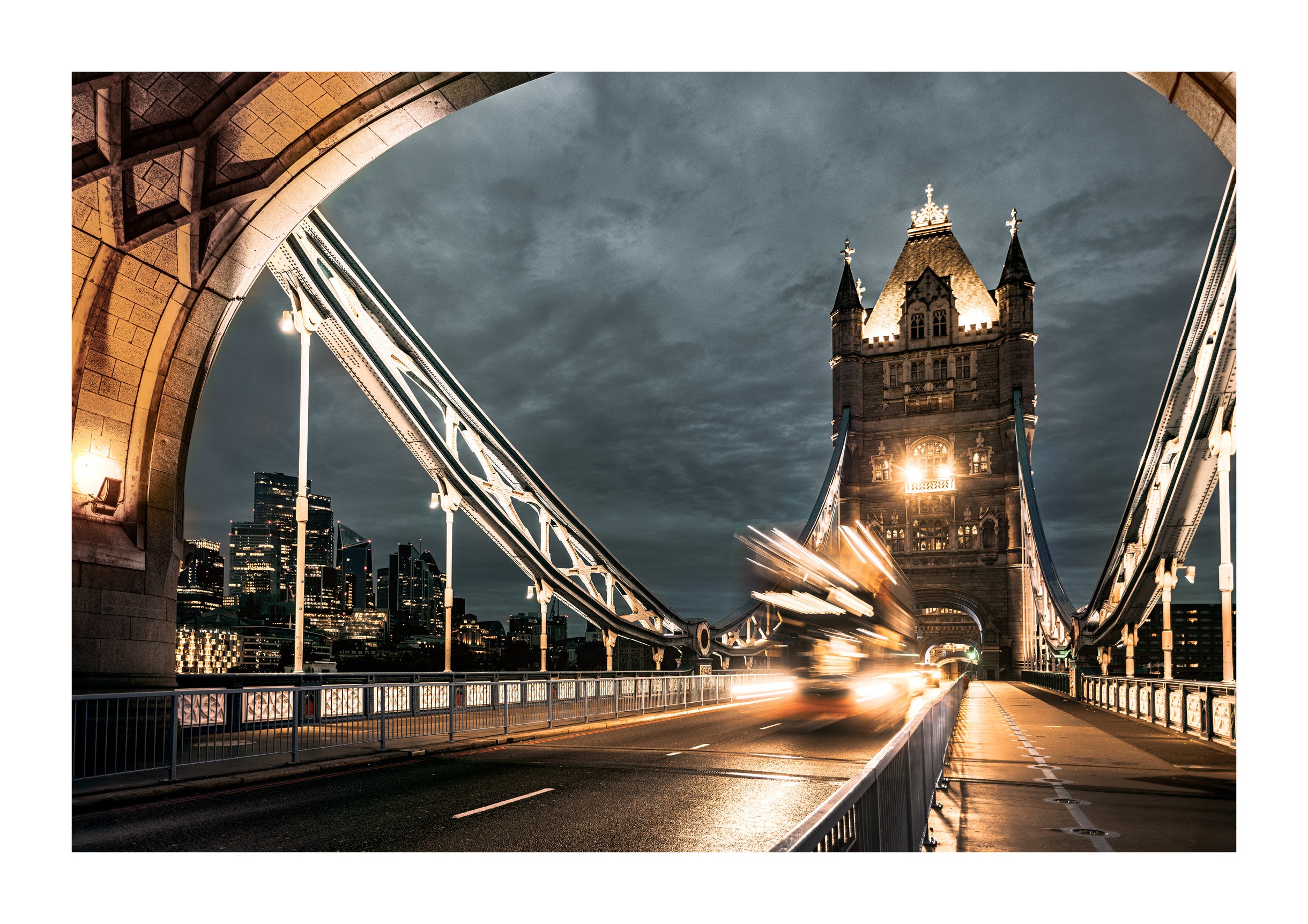 Morning Rush on Tower Bridge