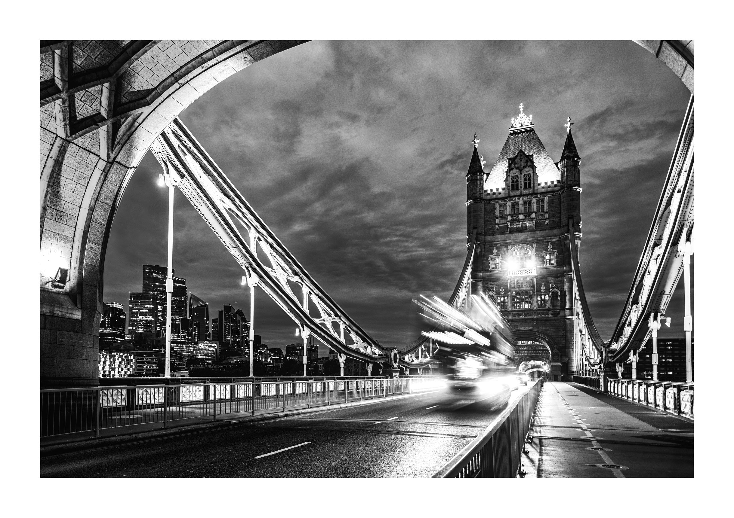 Morning Rush on Tower Bridge