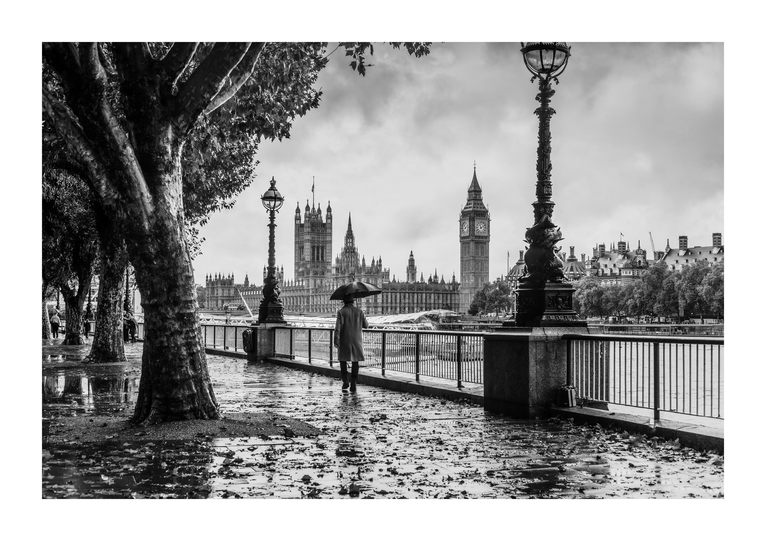 Rainstorm over the Thames