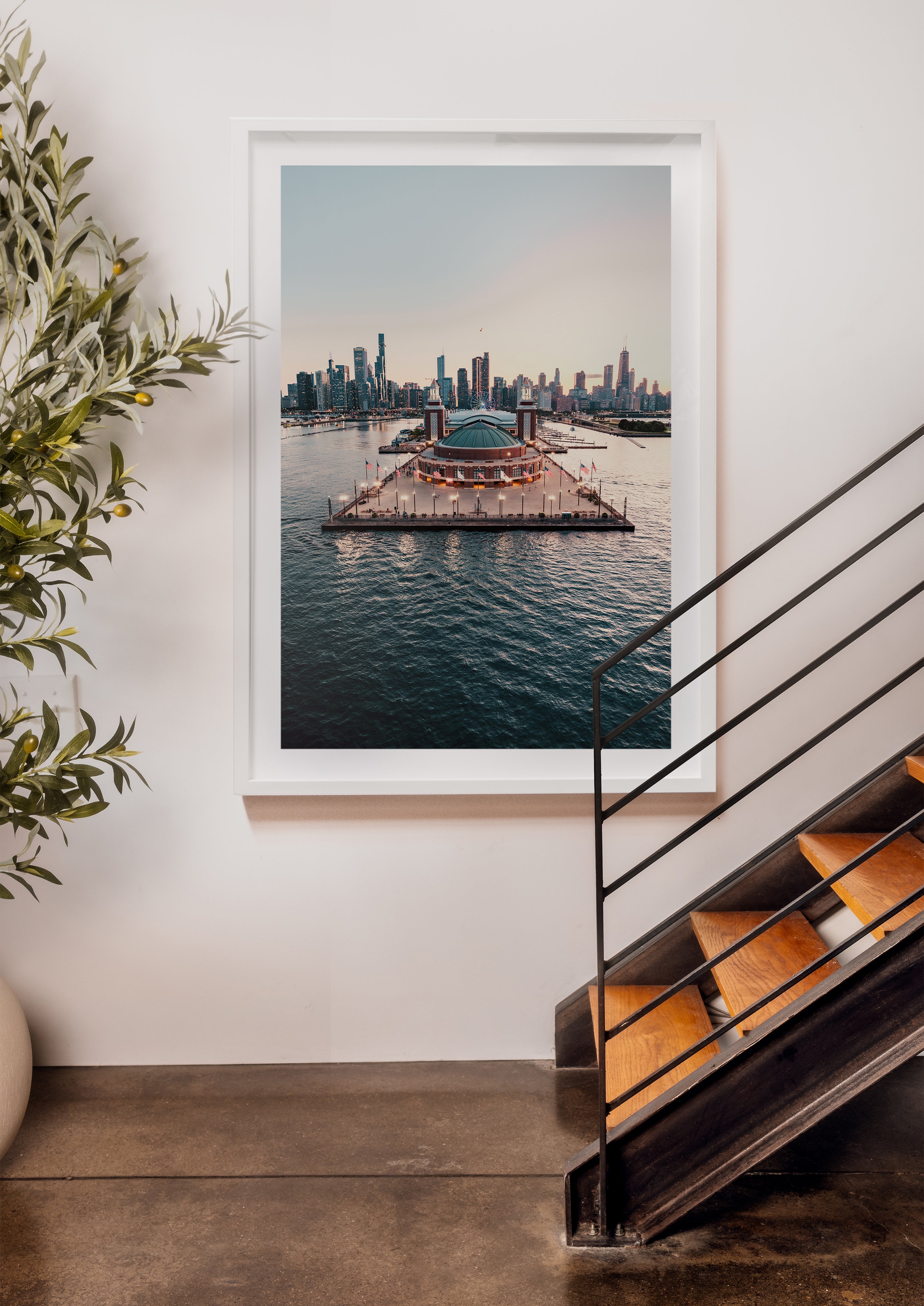 Dusk at the Navy Pier