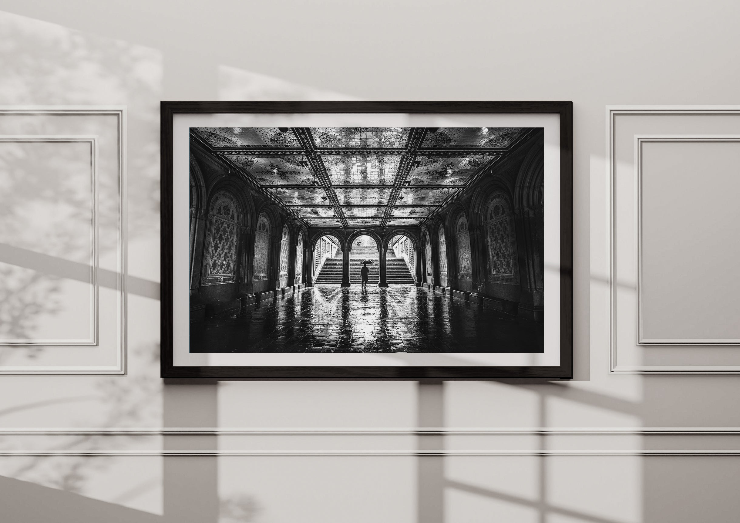 Rain Over Bethesda Terrace