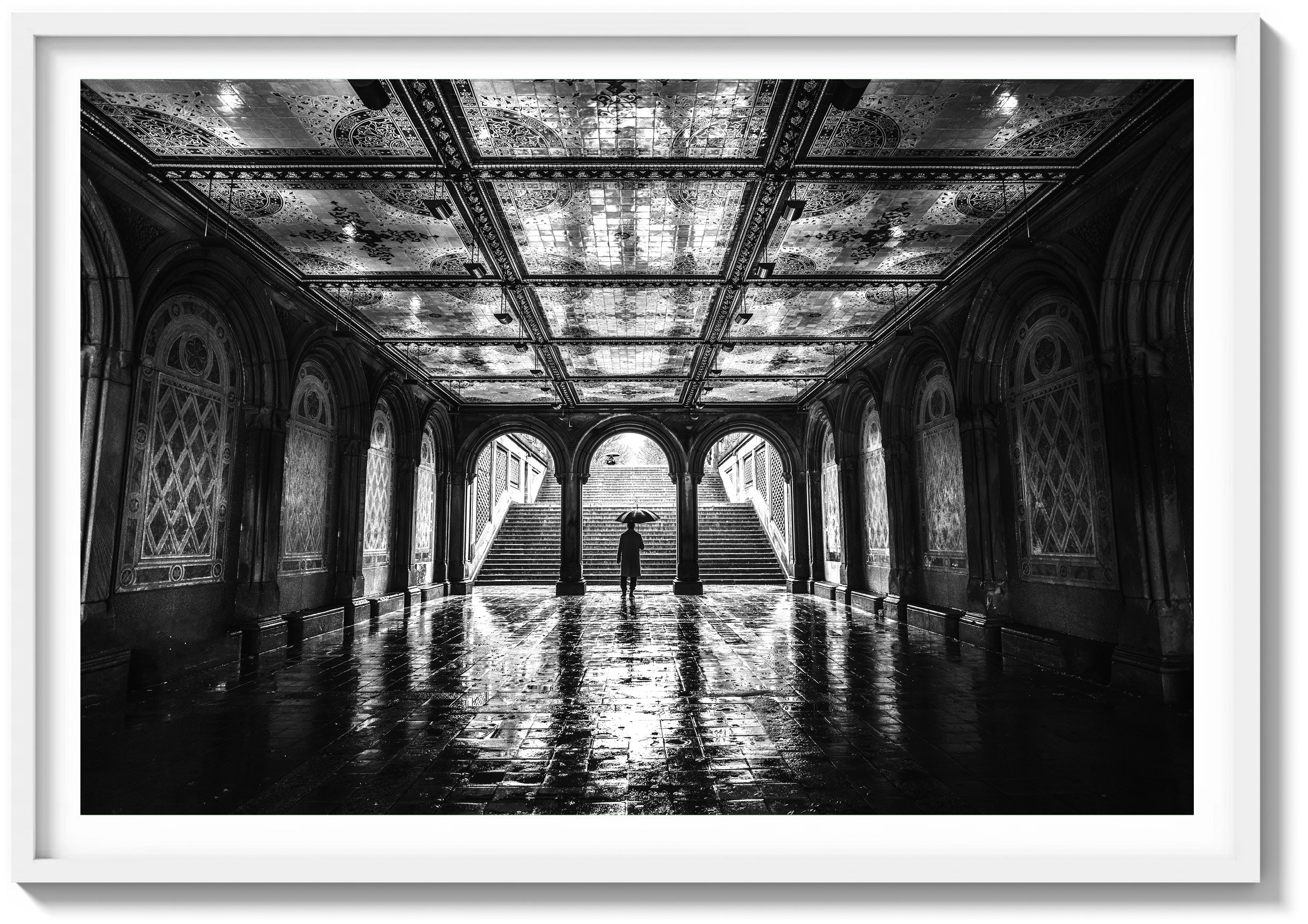 Rain Over Bethesda Terrace