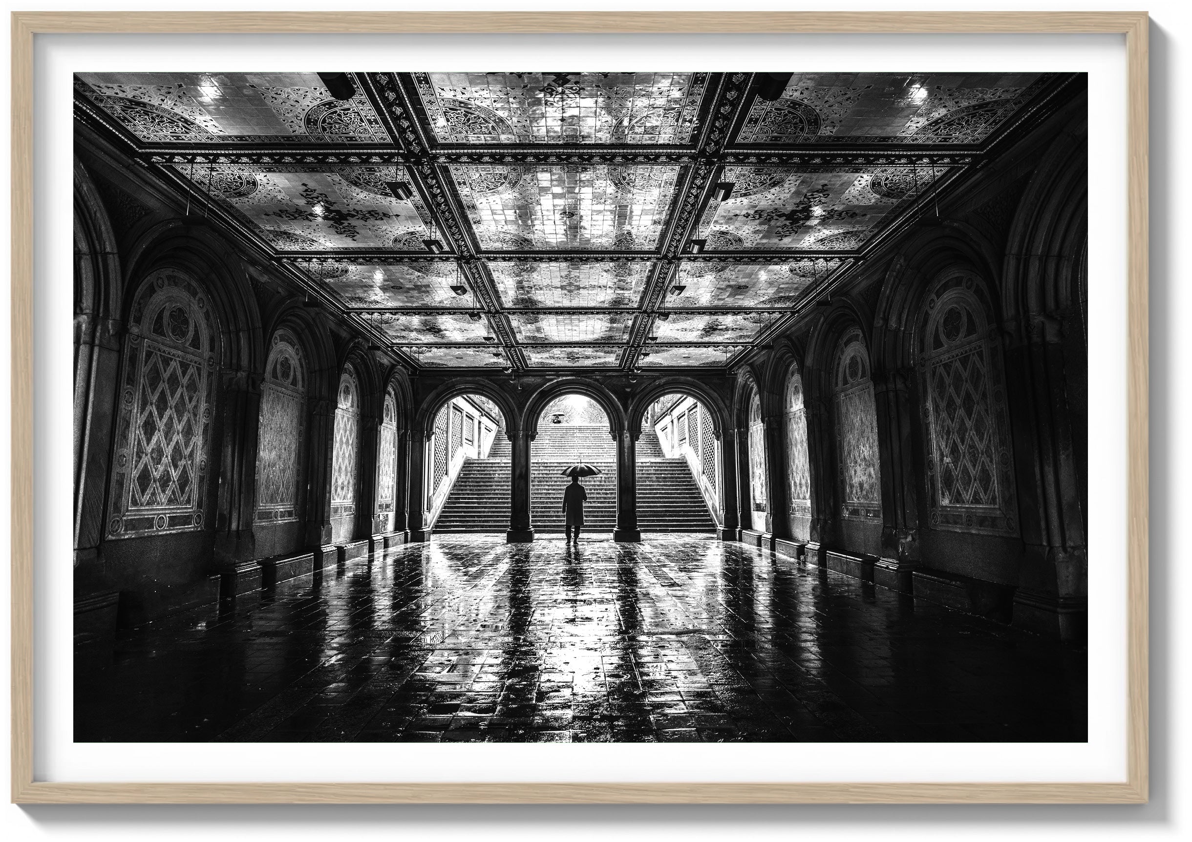 Rain Over Bethesda Terrace