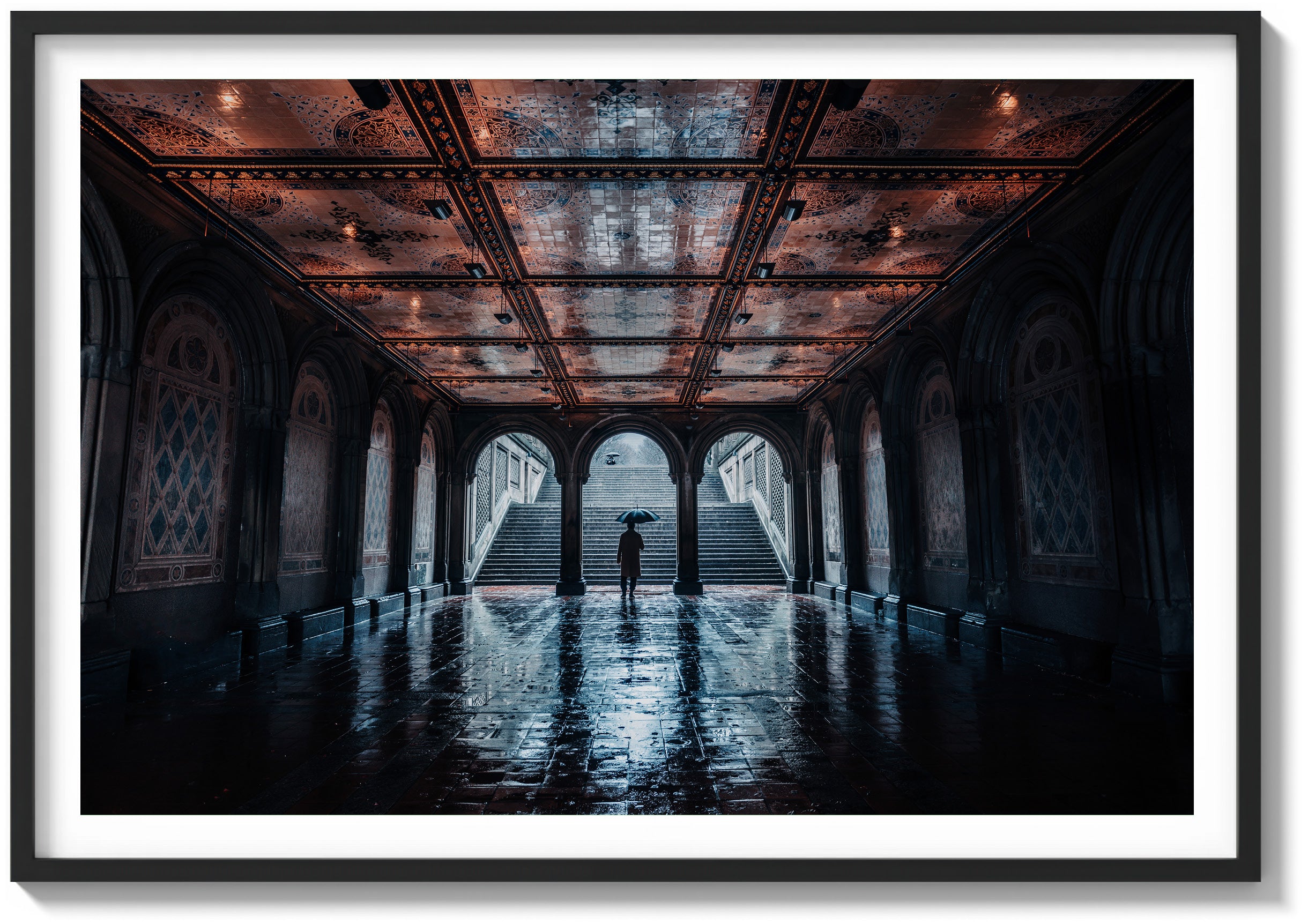 Rain Over Bethesda Terrace