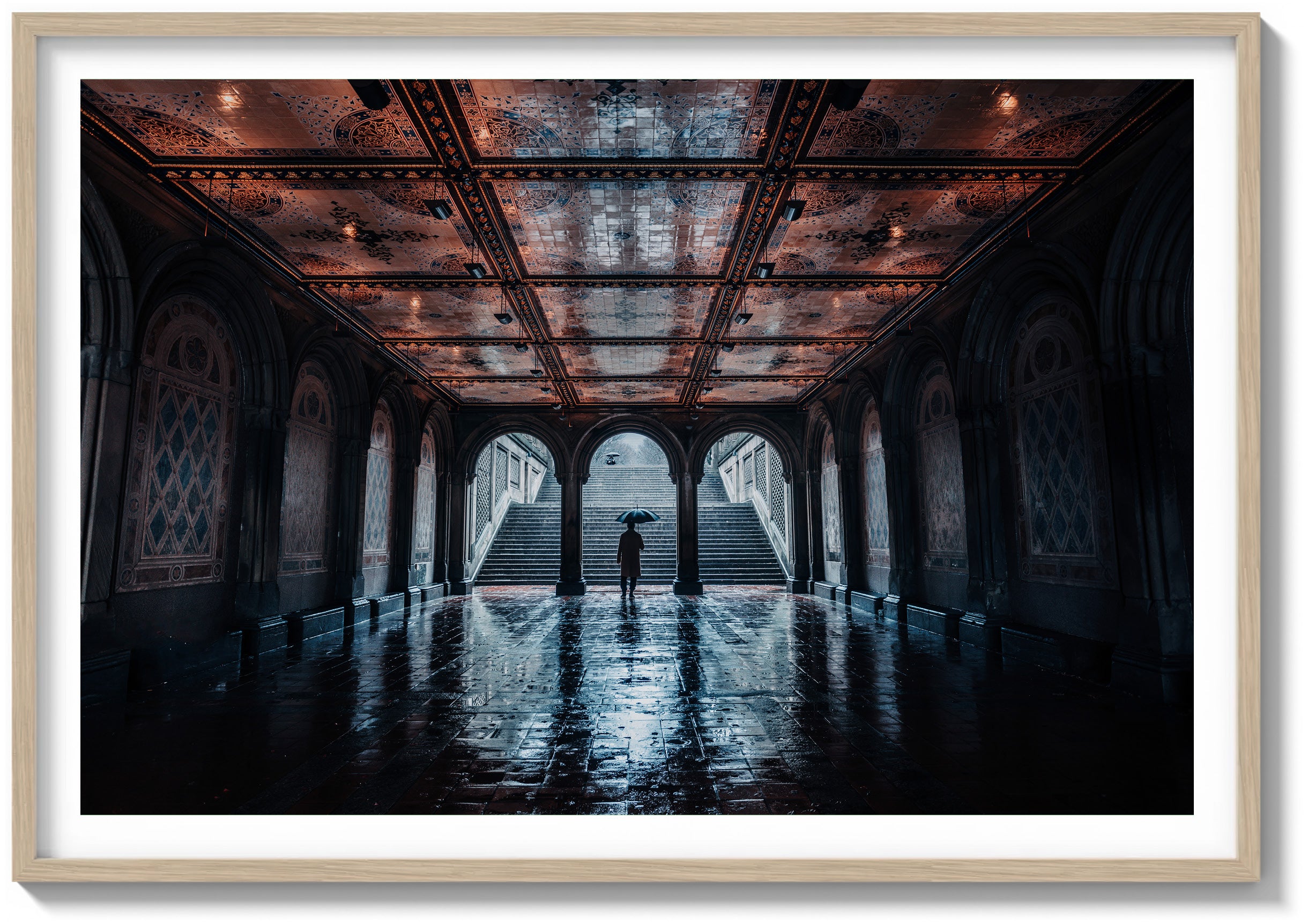 Rain Over Bethesda Terrace