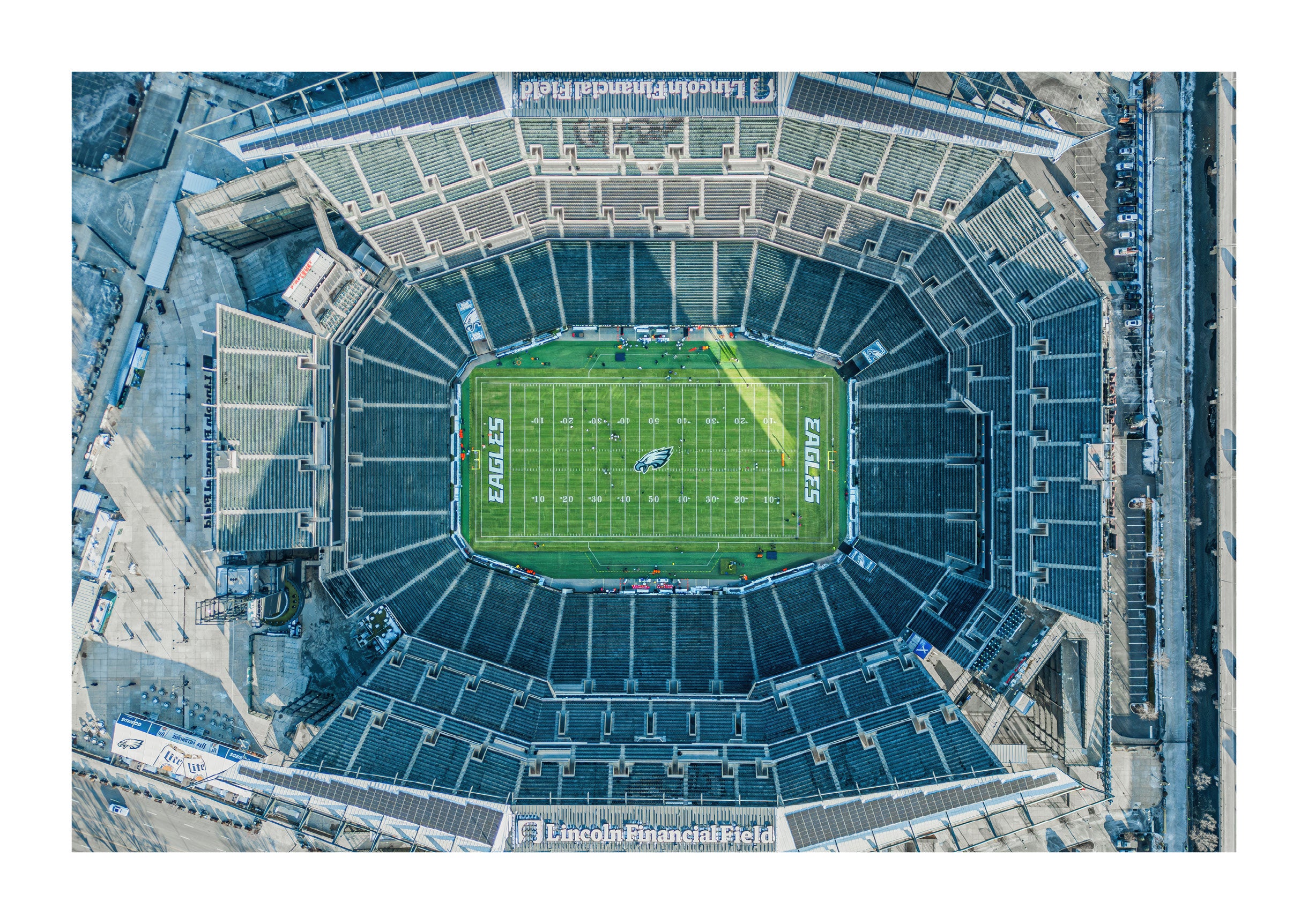 Above Lincoln Financial Field