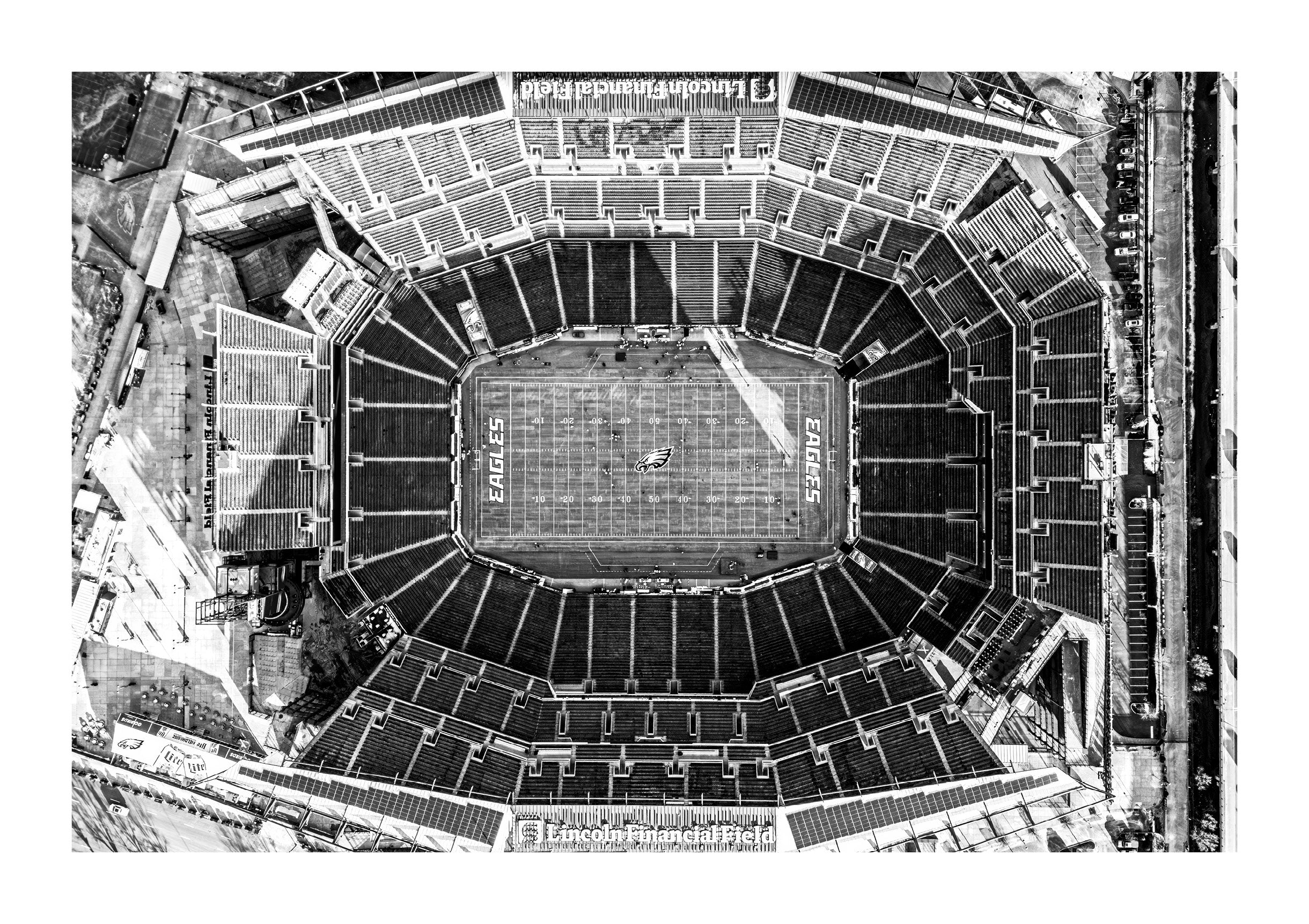 Above Lincoln Financial Field