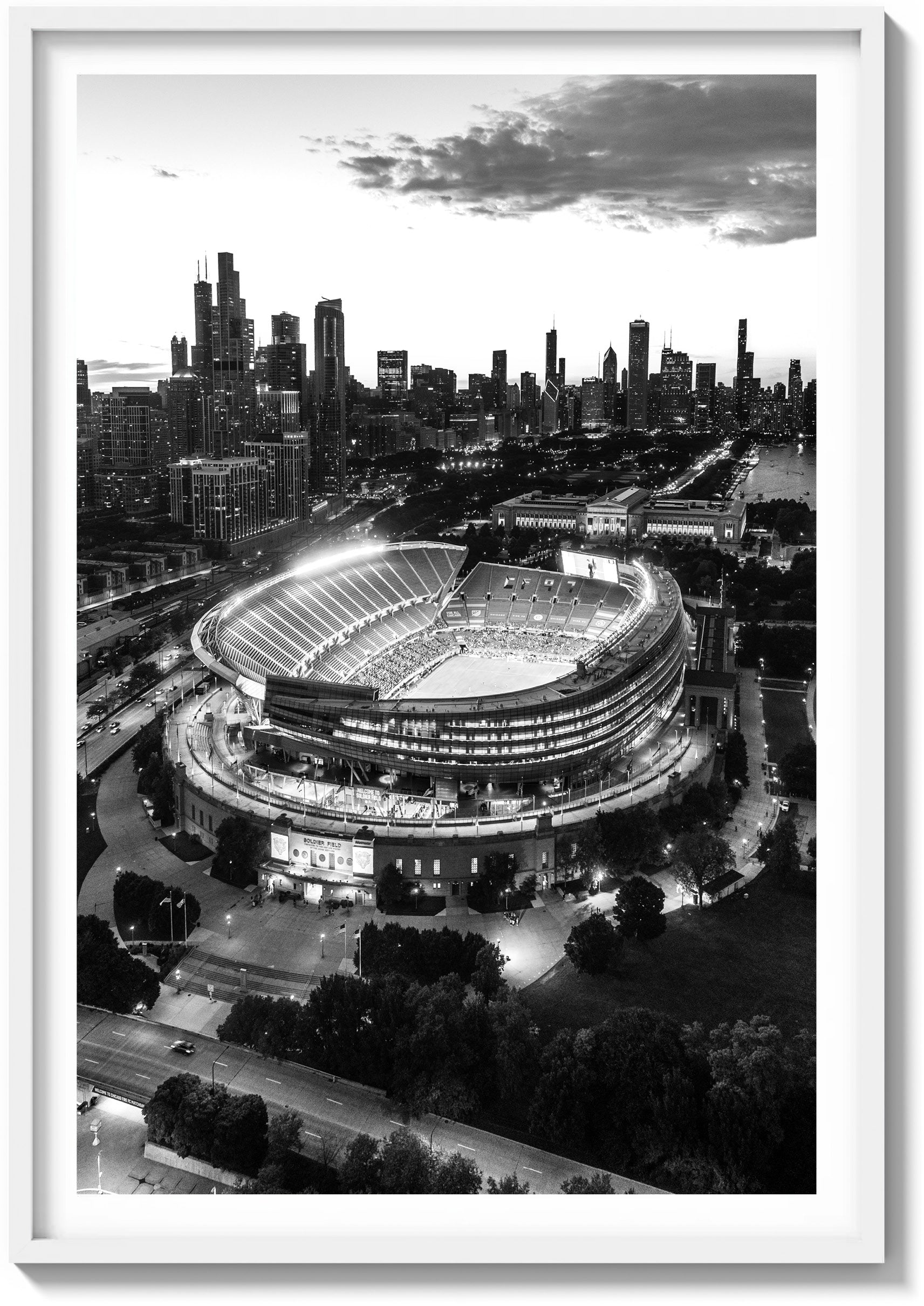 Twilight at Soldier Field