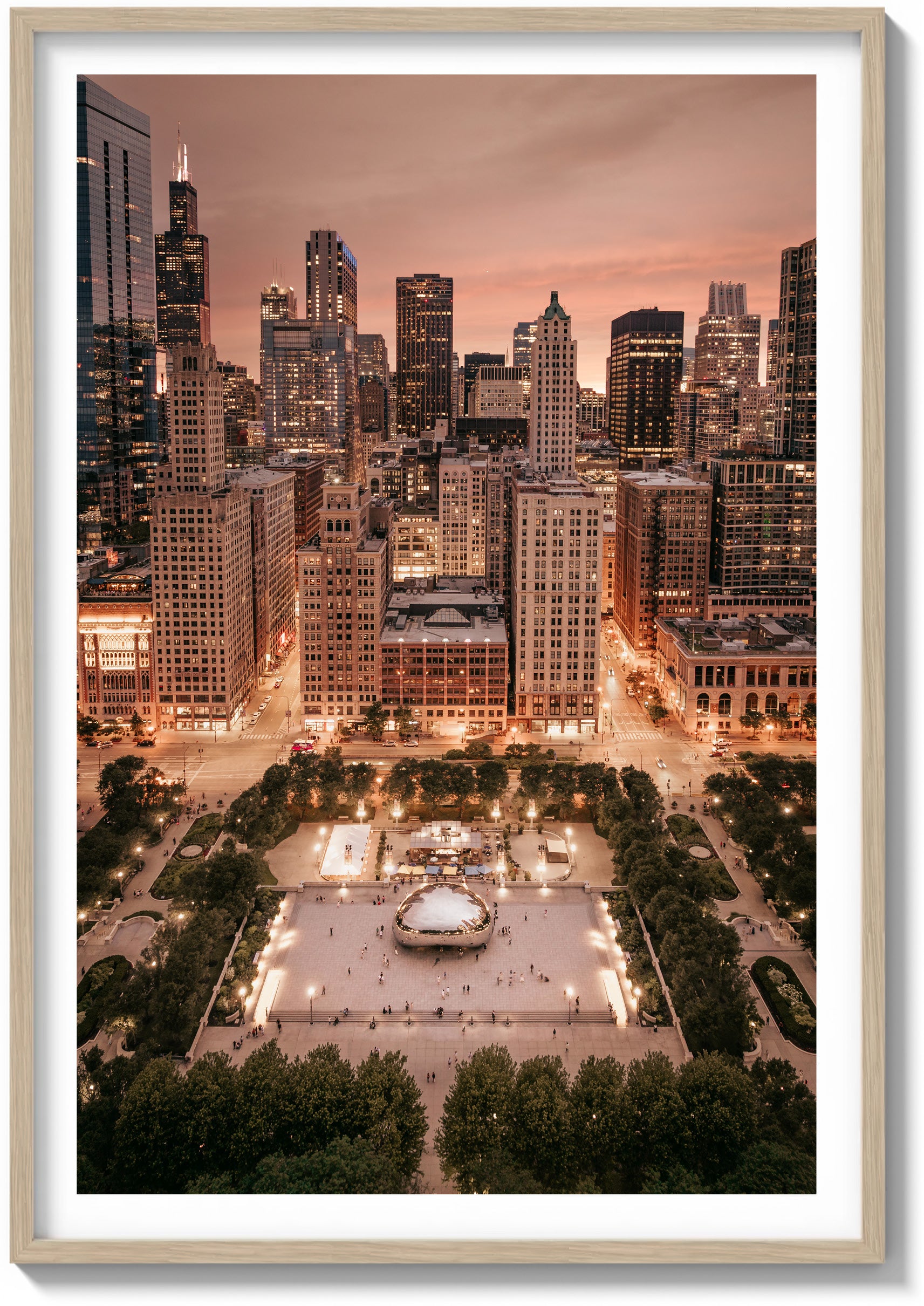 Sunset Over Millenium Park